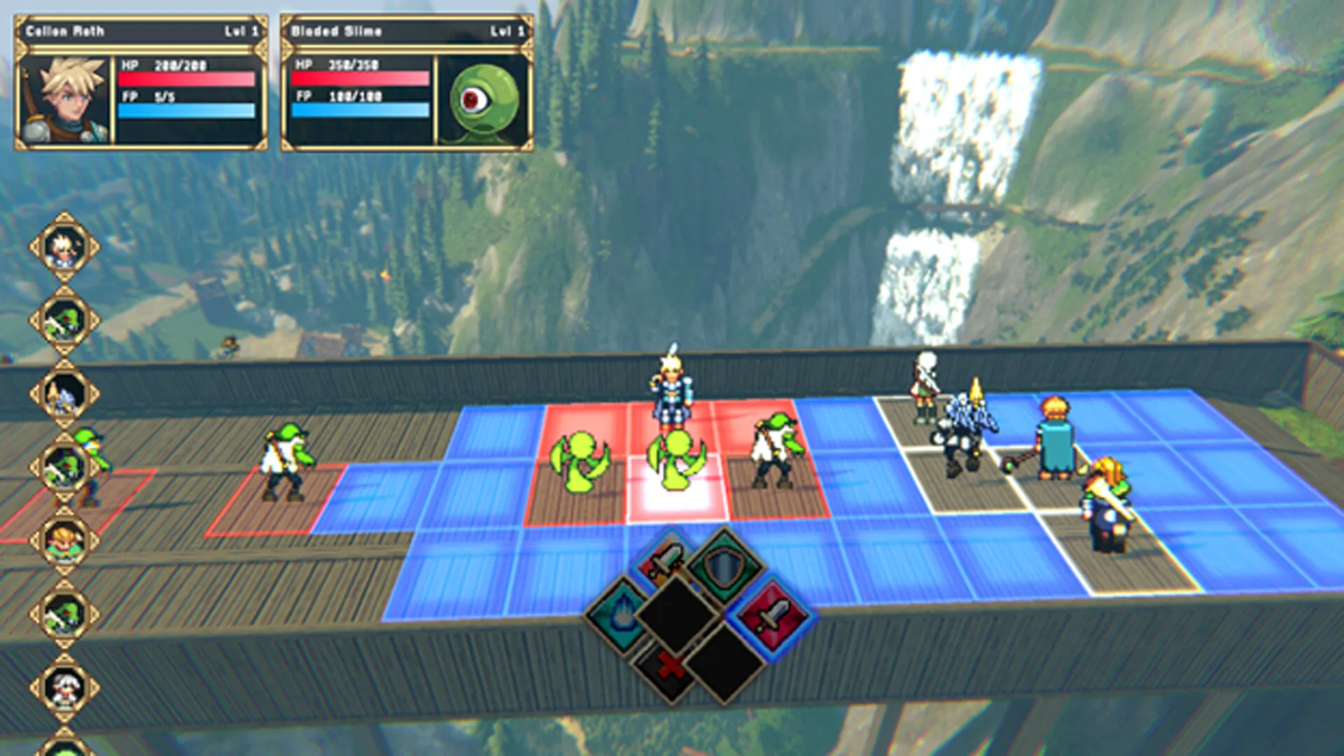 Aegis Force, les personnages et le systeme de liens