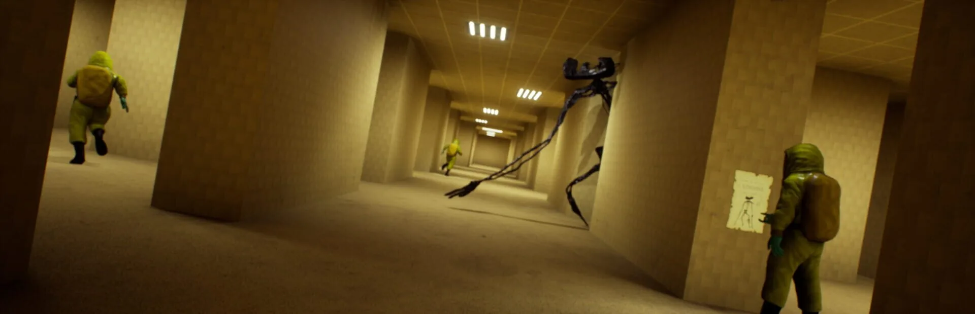 Backrooms: Collision Not Found, une entité surgit dans un environnement photoréaliste qui peine à faire peur