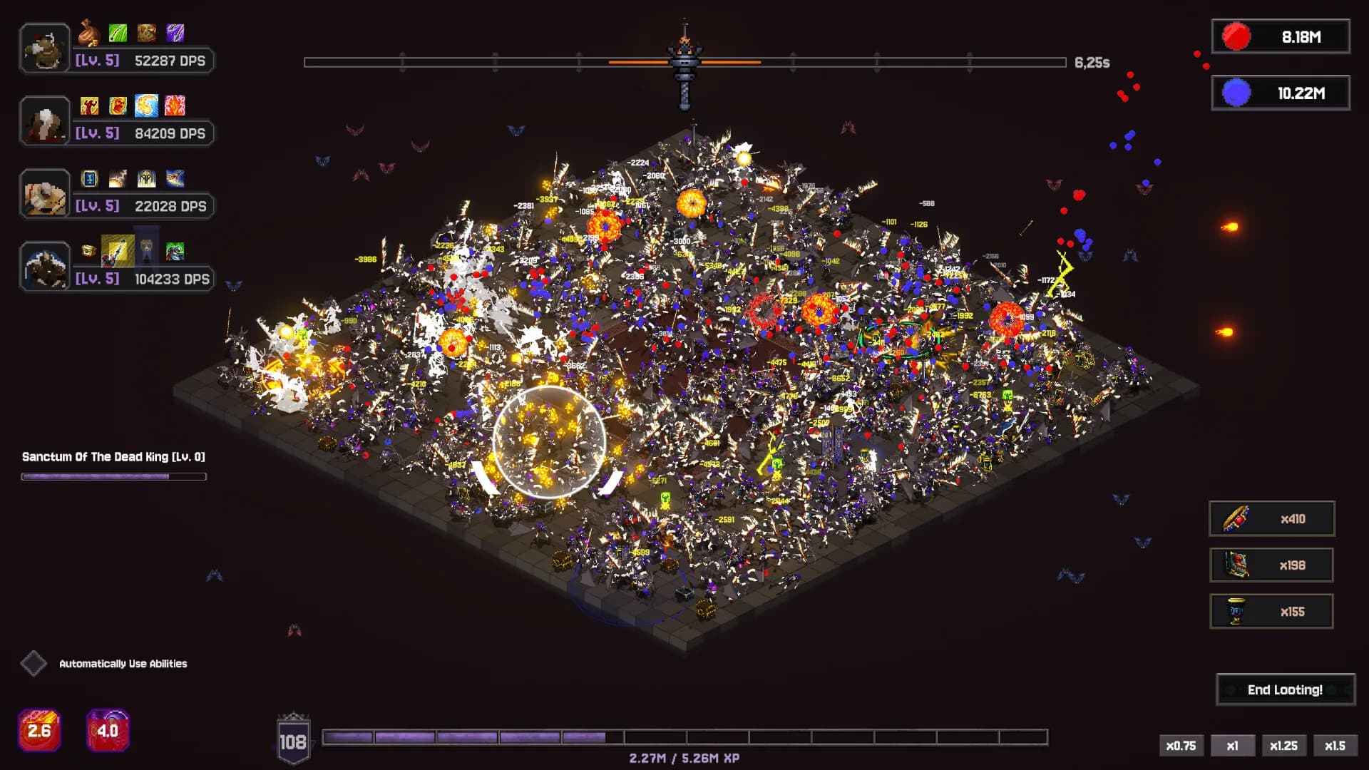 Bones and Coins, une salle de donjon plus profonde