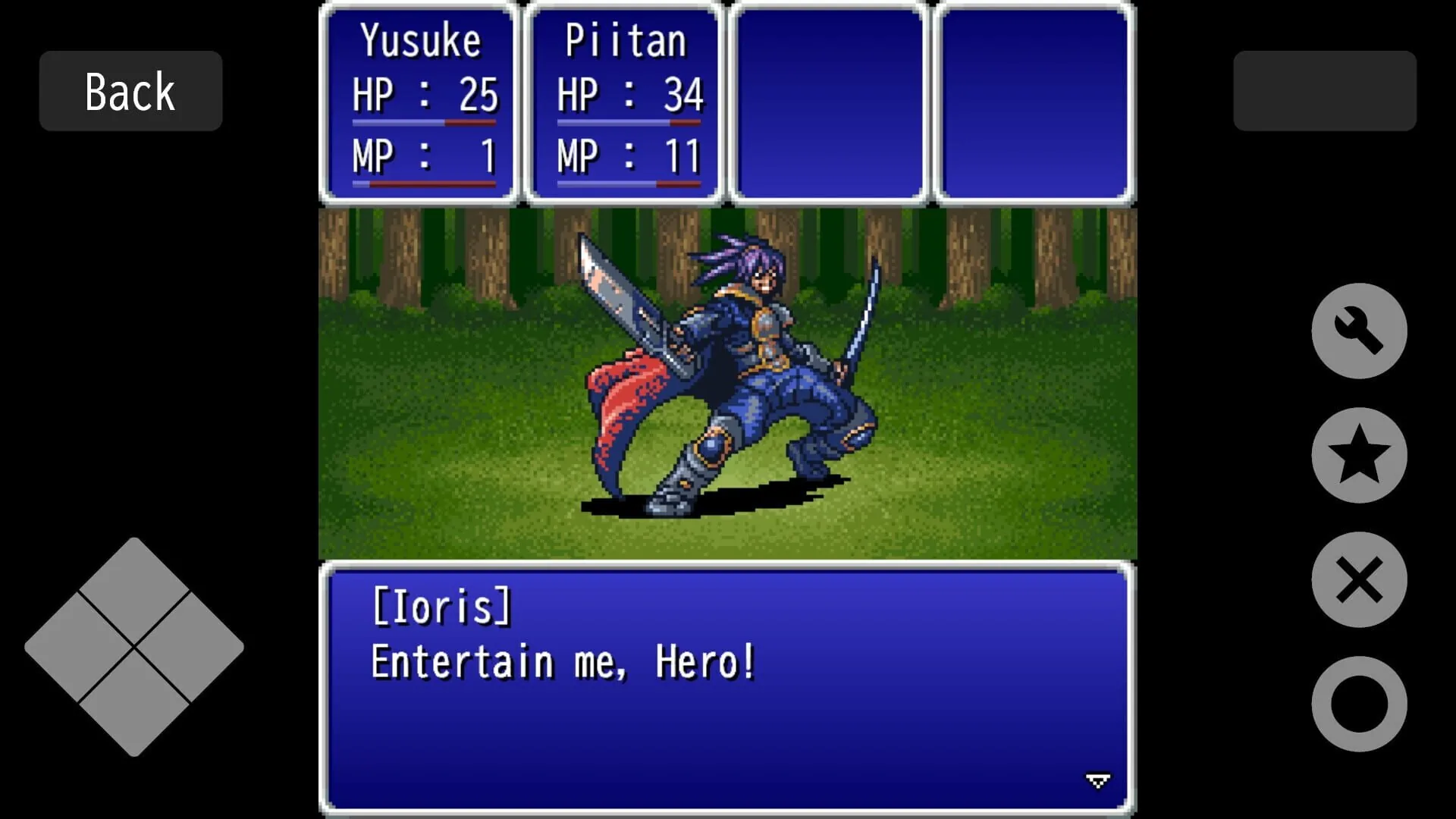 Bravest!, l'interface d'un RPG né sur les téléphones à clapet japonais, ressuscitée sur PC
