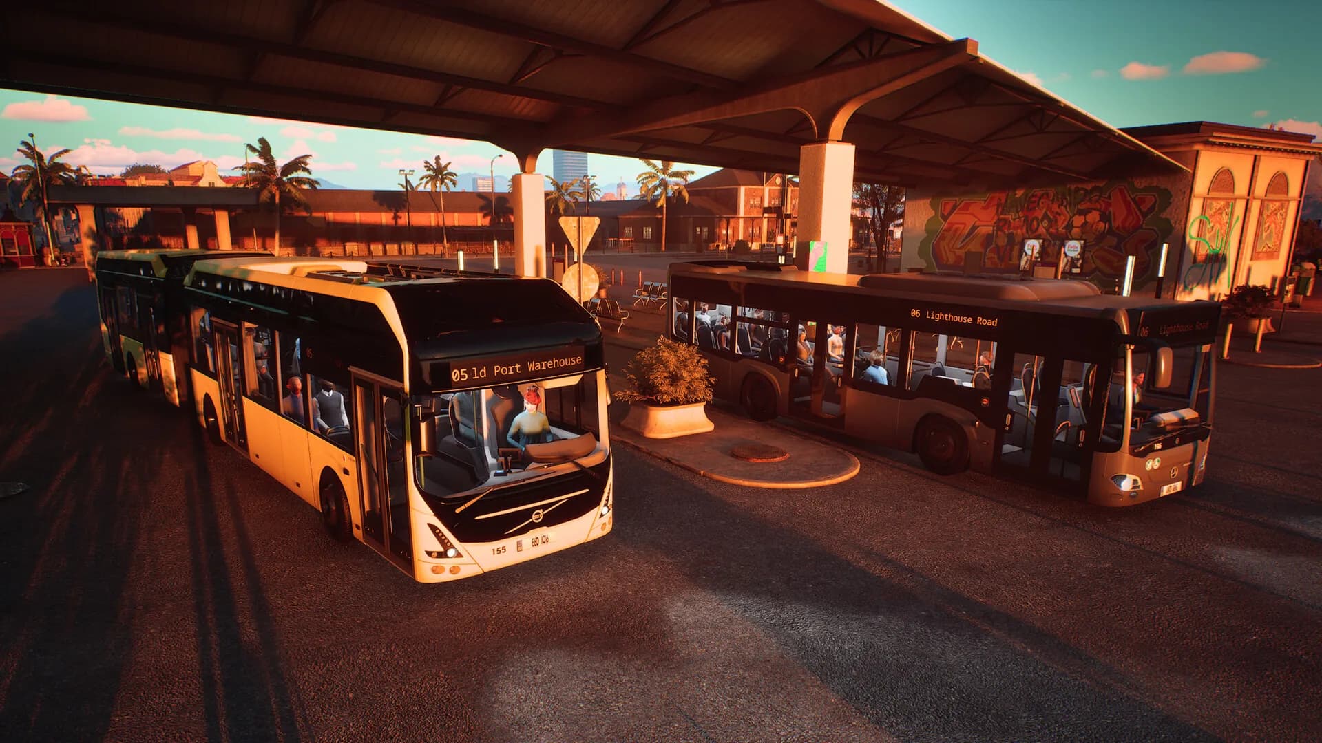 Bus Simulator 27, a coach on the coast