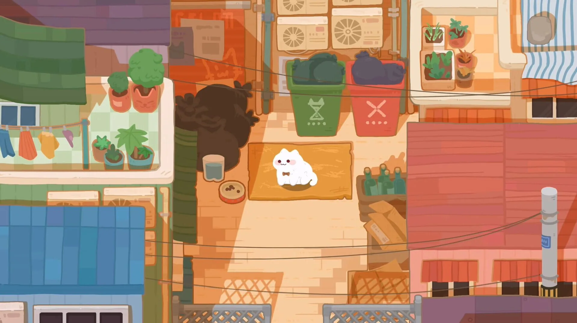 Cat Squeeze est un puzzle cozy où un chat se faufile dans des tuyaux et fait tout exploser, et c'est délicieusement malin