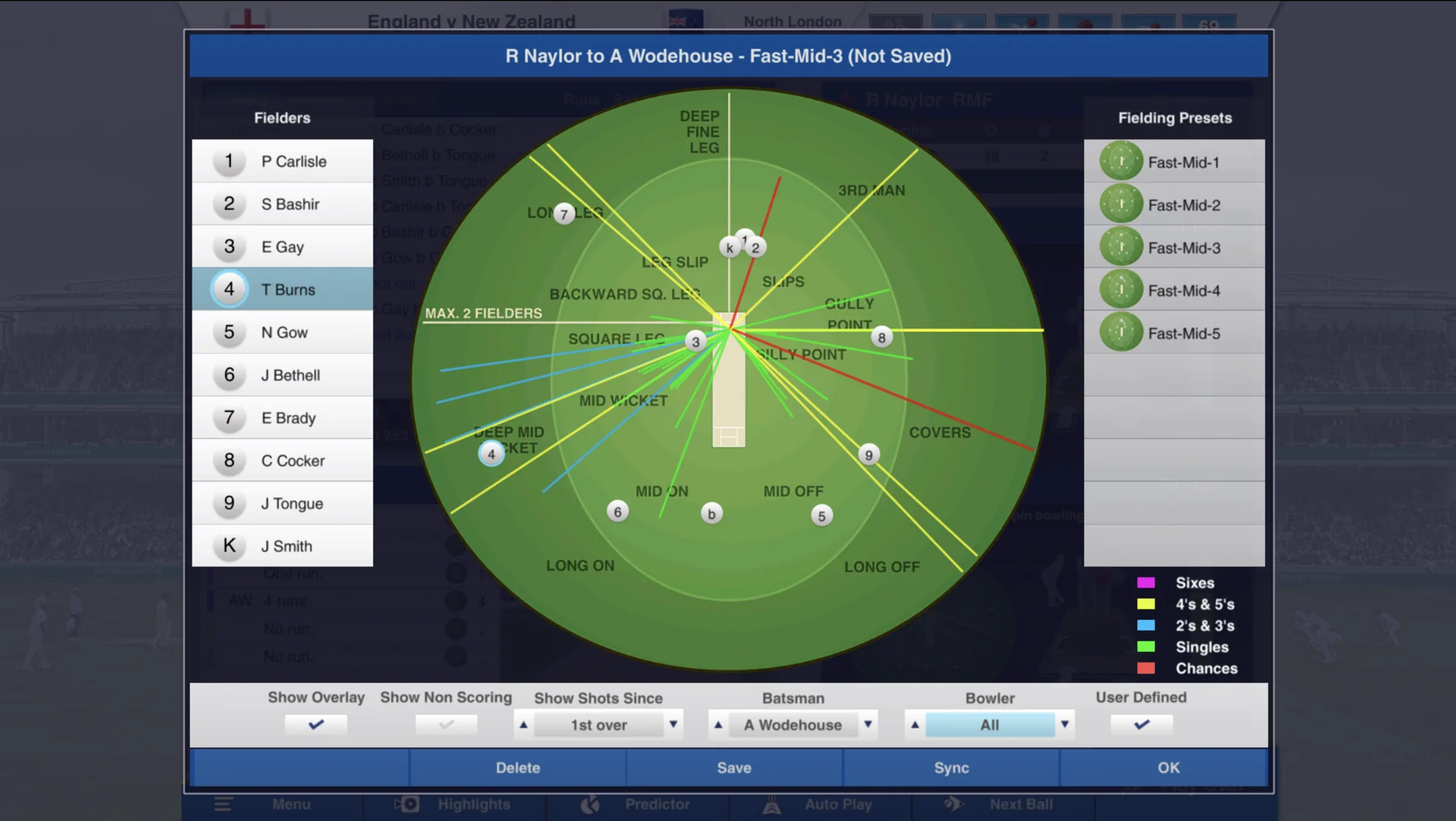 Cricket Captain 2026, les modes et tournois