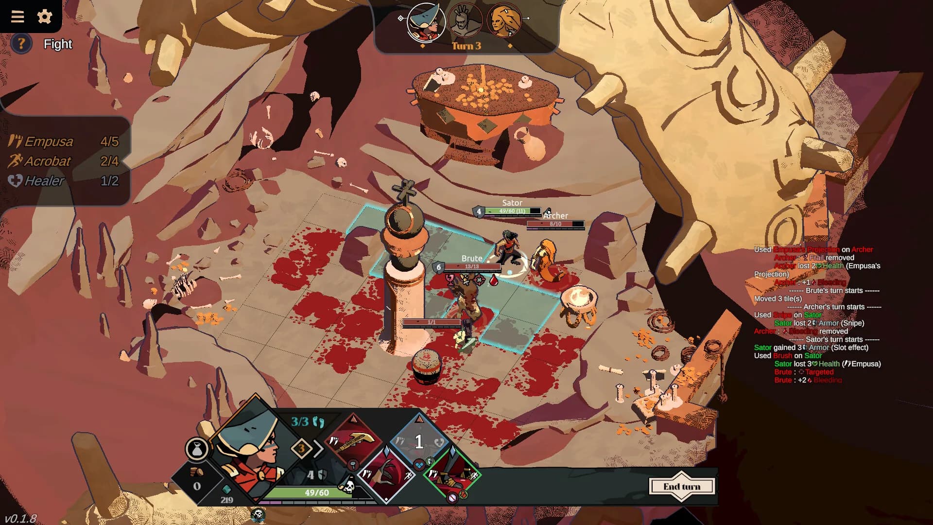 Deified, les reliques et les emplacements