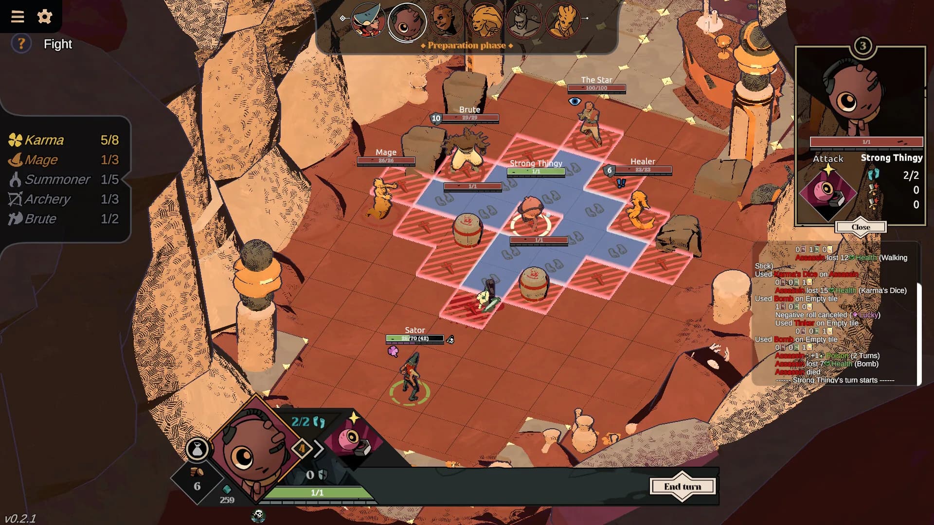 Deified, un boss et sa malediction