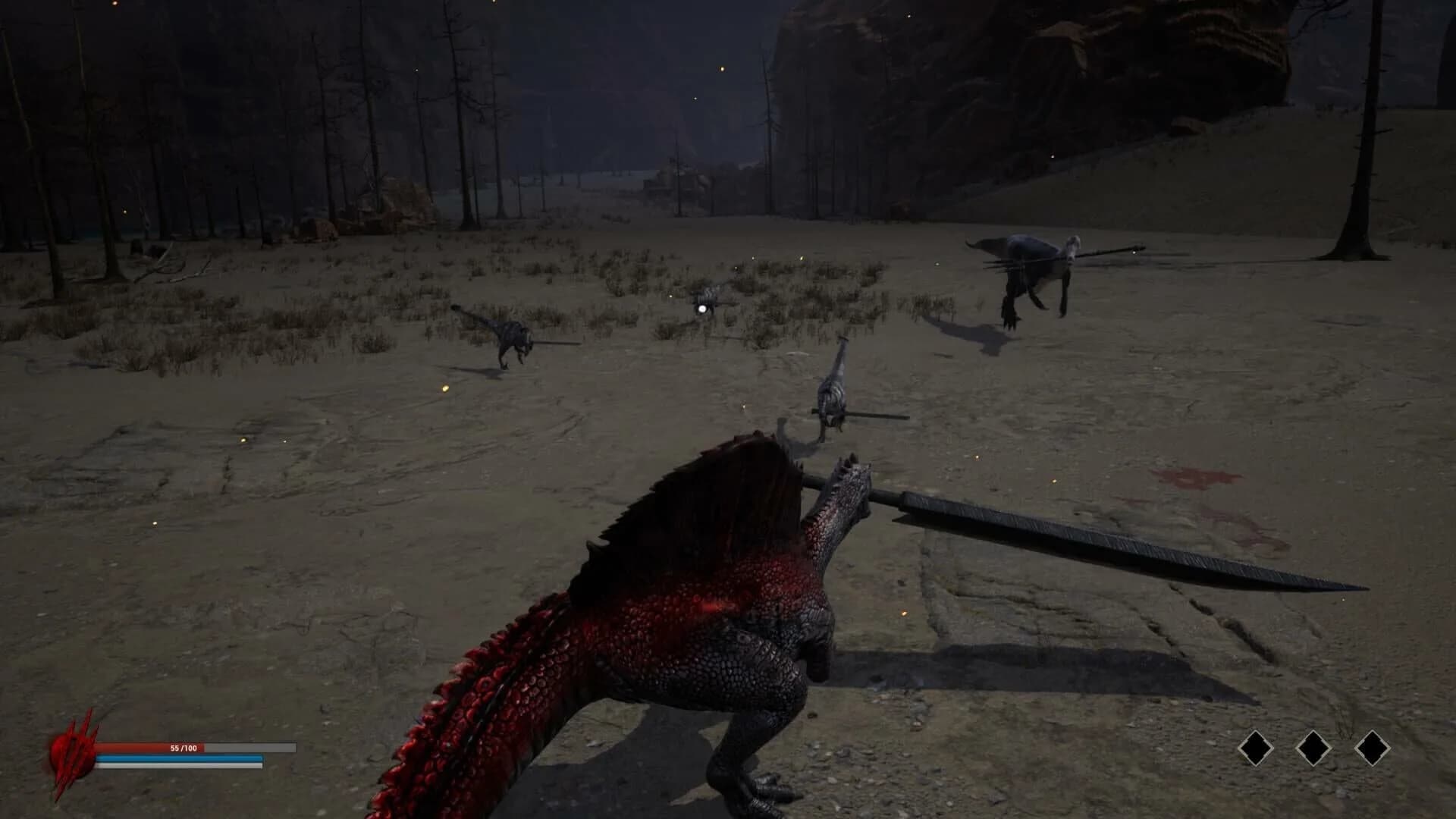 Dinoblade est un soulslike où un Spinosaure manie une épée géante, et notre âme de gamin de 5 ans a dit oui tout de suite