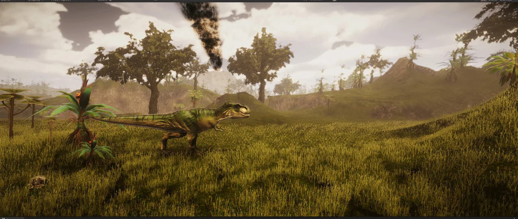 Dinosaur, les especes et la symbiose sur l ile