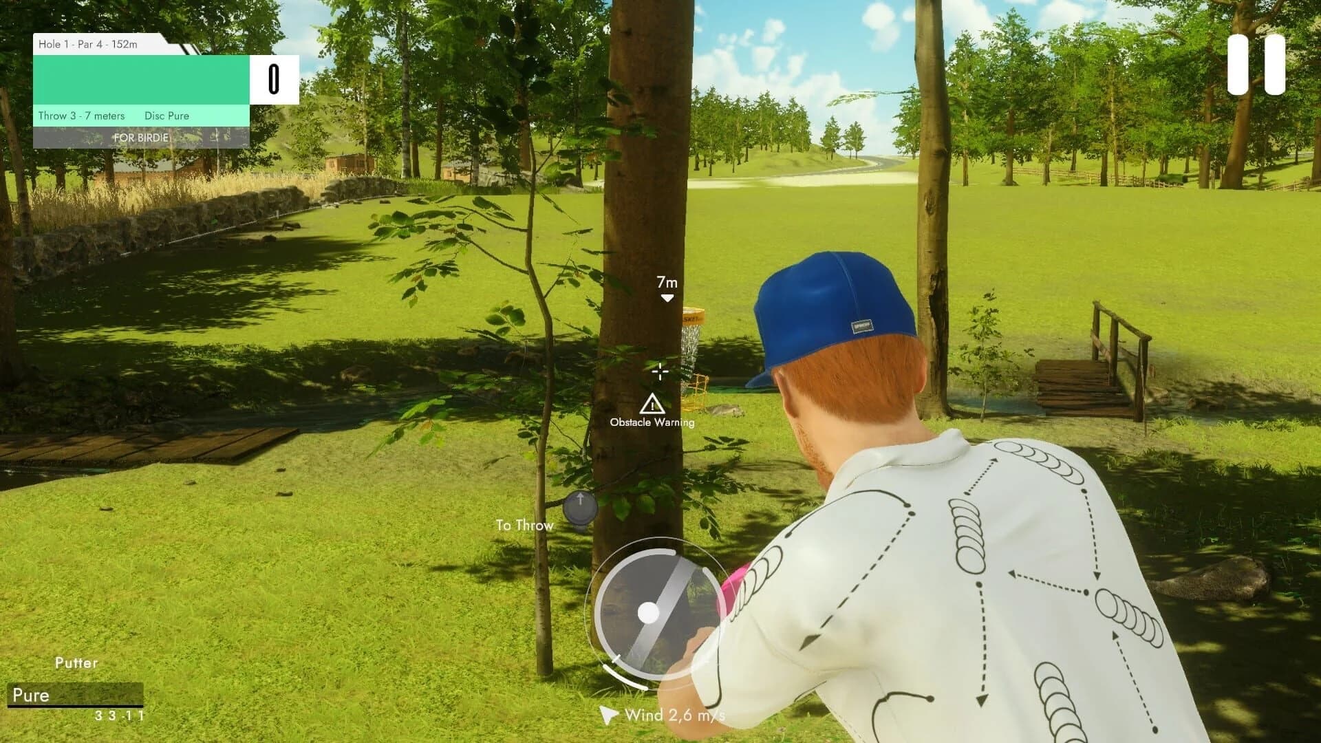 Disc Golf Masters, la lecture du vent sur un long trou