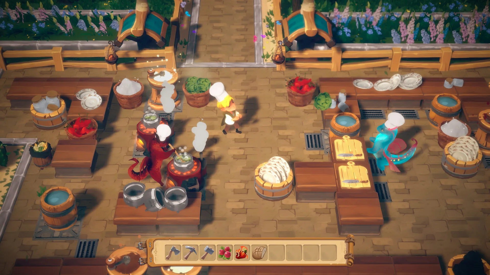 Dragon Shelter, la cuisine et les recettes