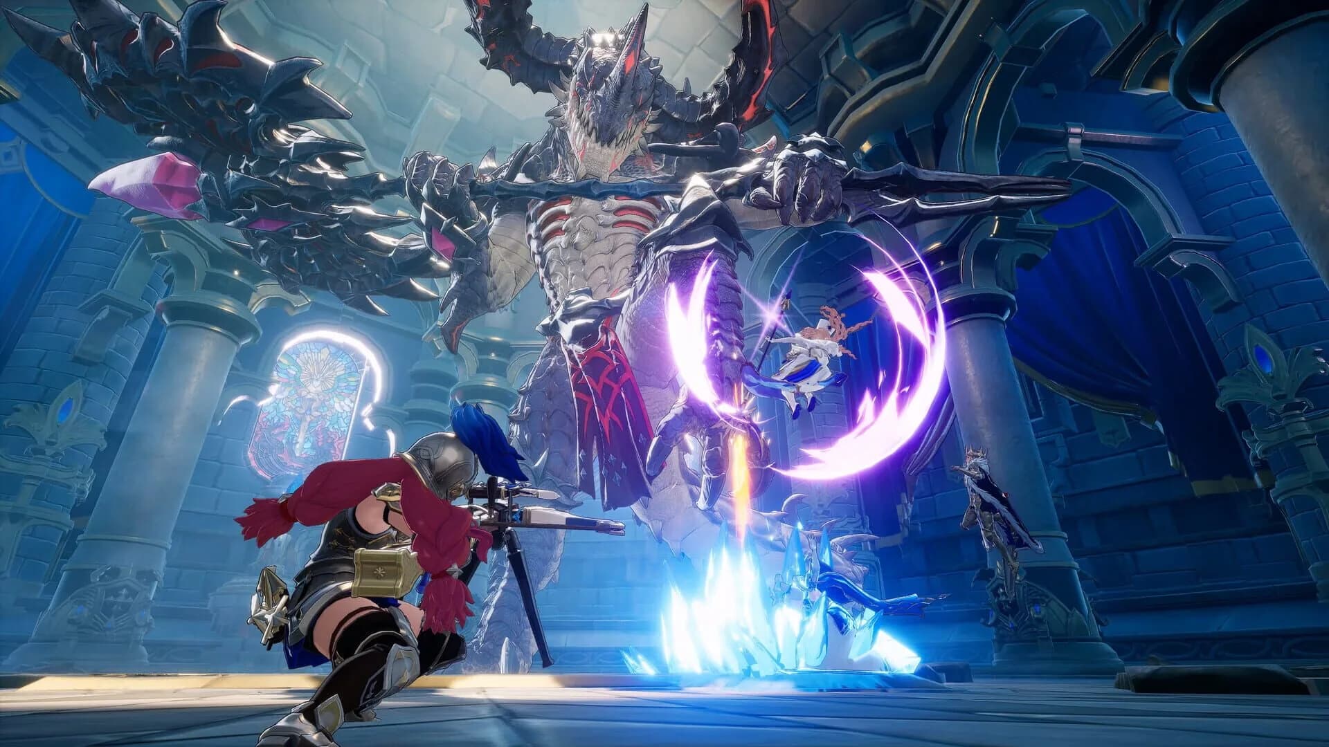 DragonSword Awakening, three-way tag-team combat stacking combos and status ailments