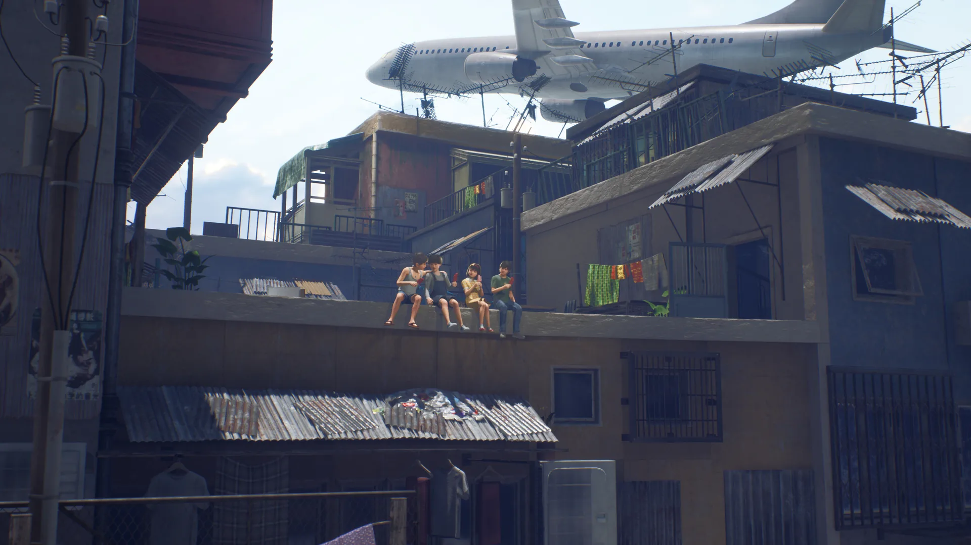 Dual Fire: Walled City, an action scene