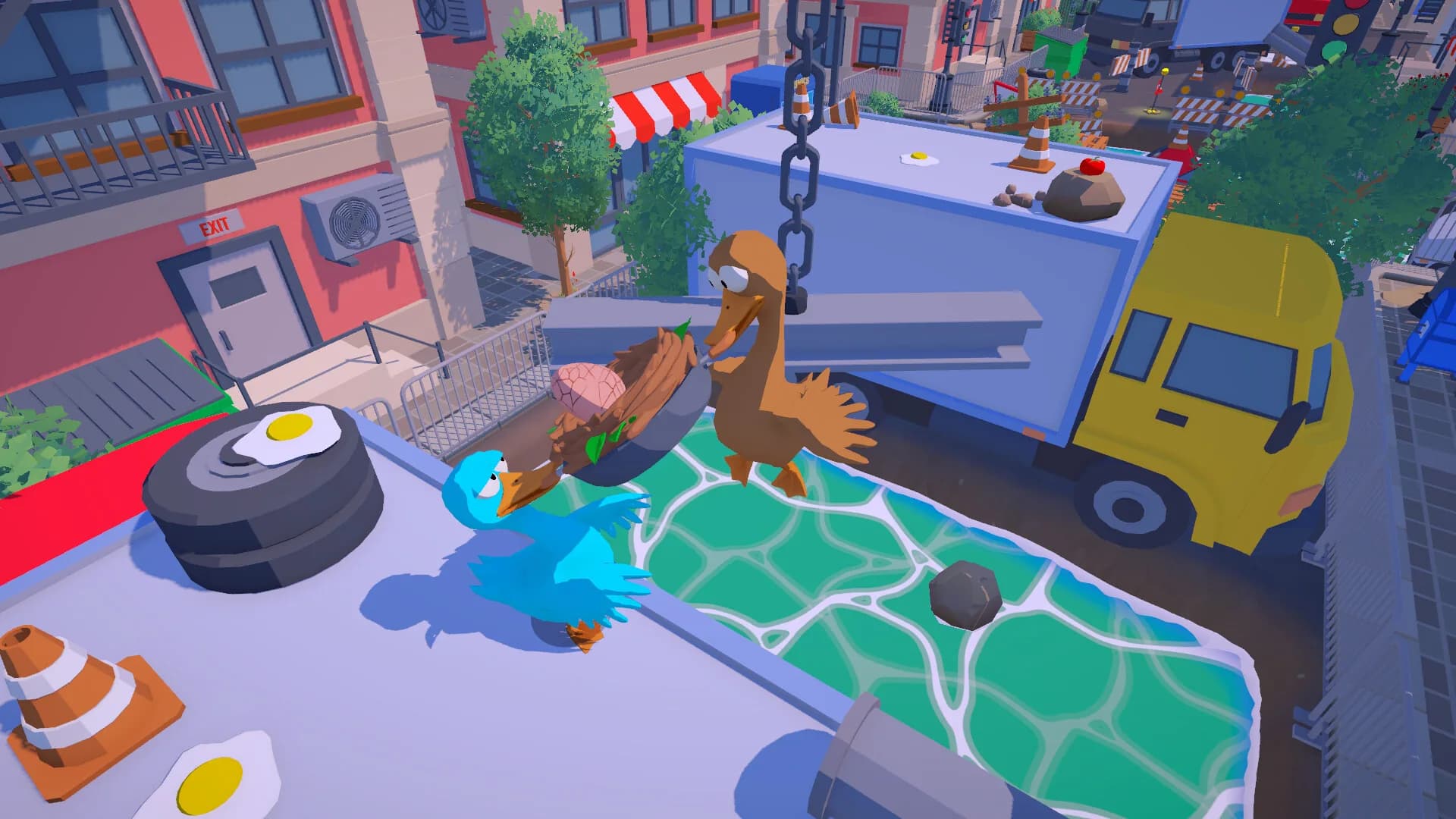 An Eggstremely Hard Game, la physique capricieuse et le klaxon érigé en mécanique