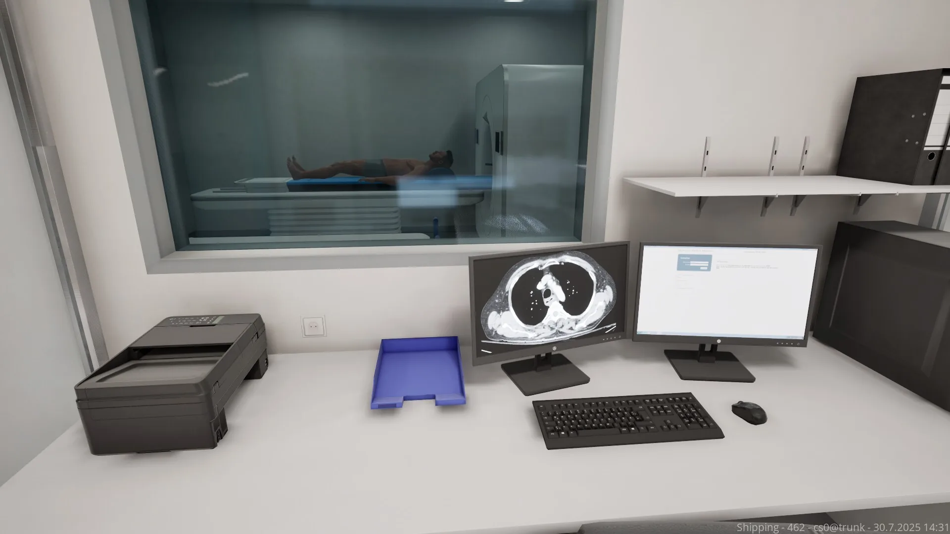 Emergency Room Simulator, les examens et le diagnostic