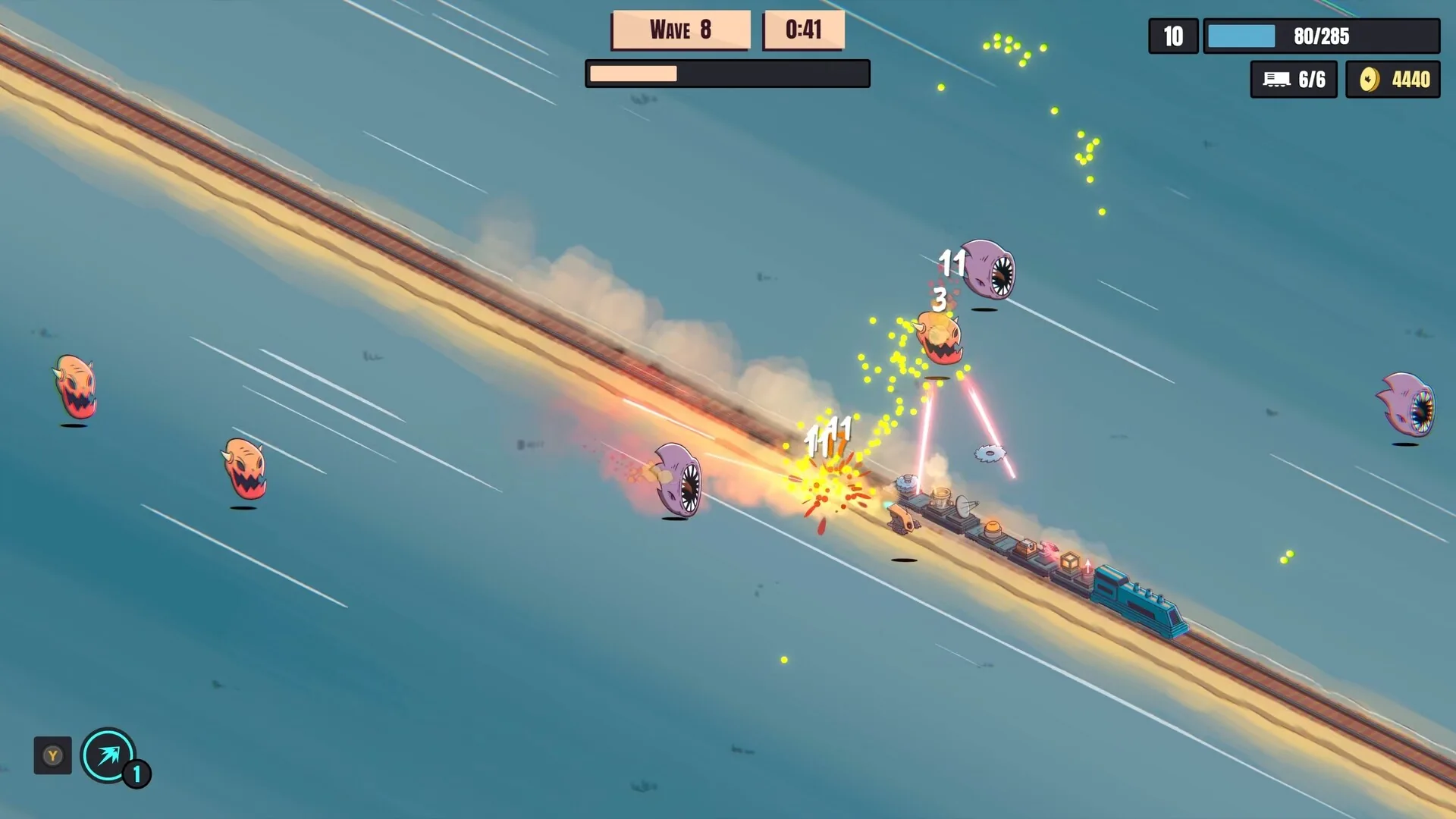 Endless Rails, une station et ses achats