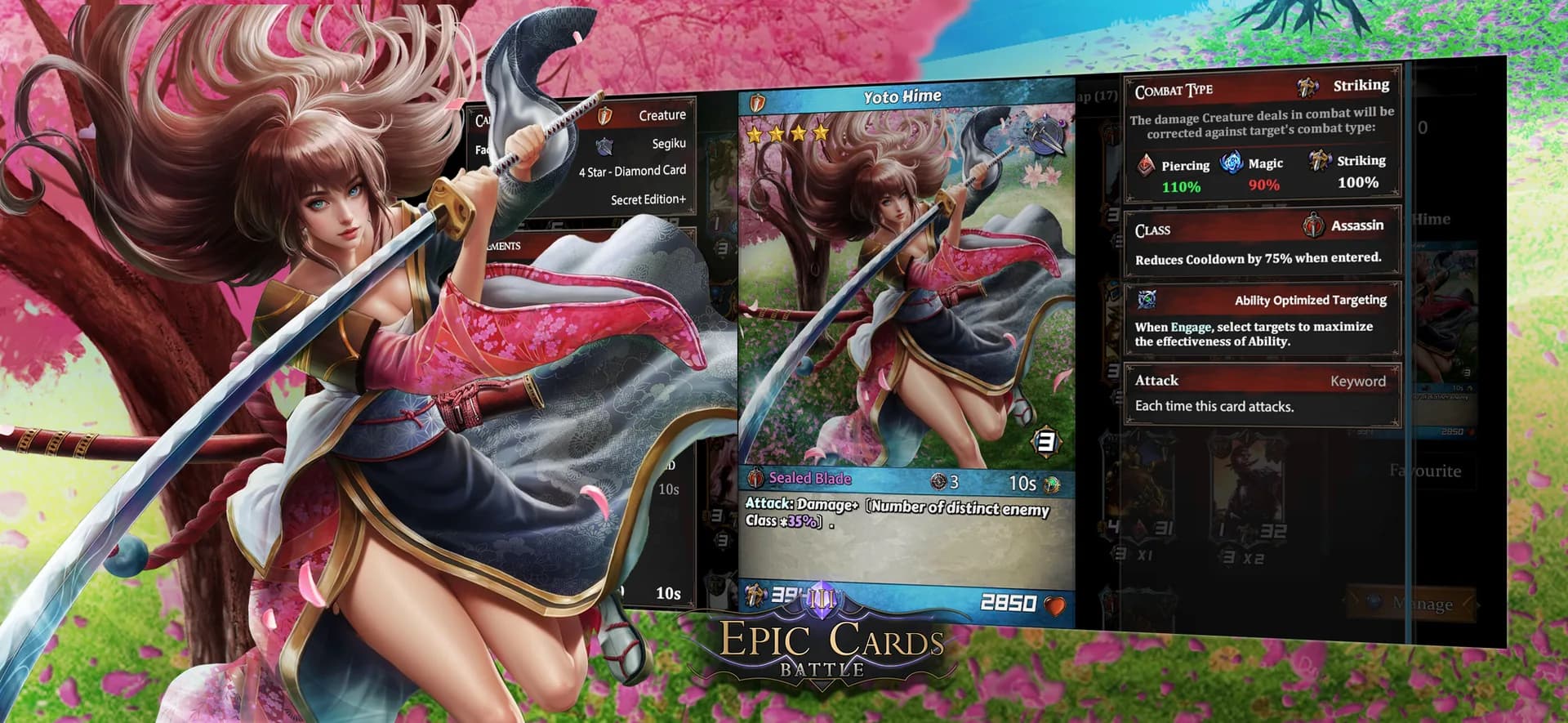 Epic Cards Battle 3, la construction de deck