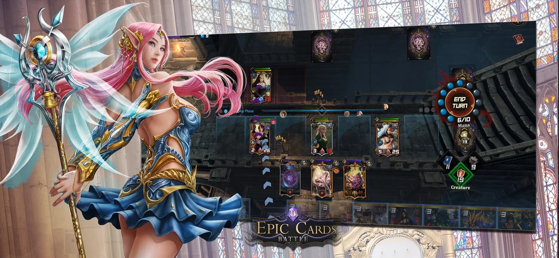 Epic Cards Battle 3, un mode de combat automatique
