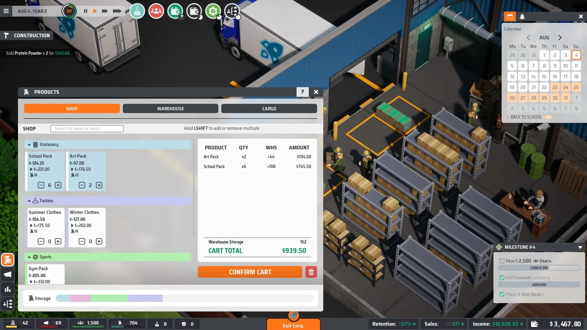 E-Shop Tycoon runs an e-commerce empire with charm, but its slightly too simple loop runs out of steam fast