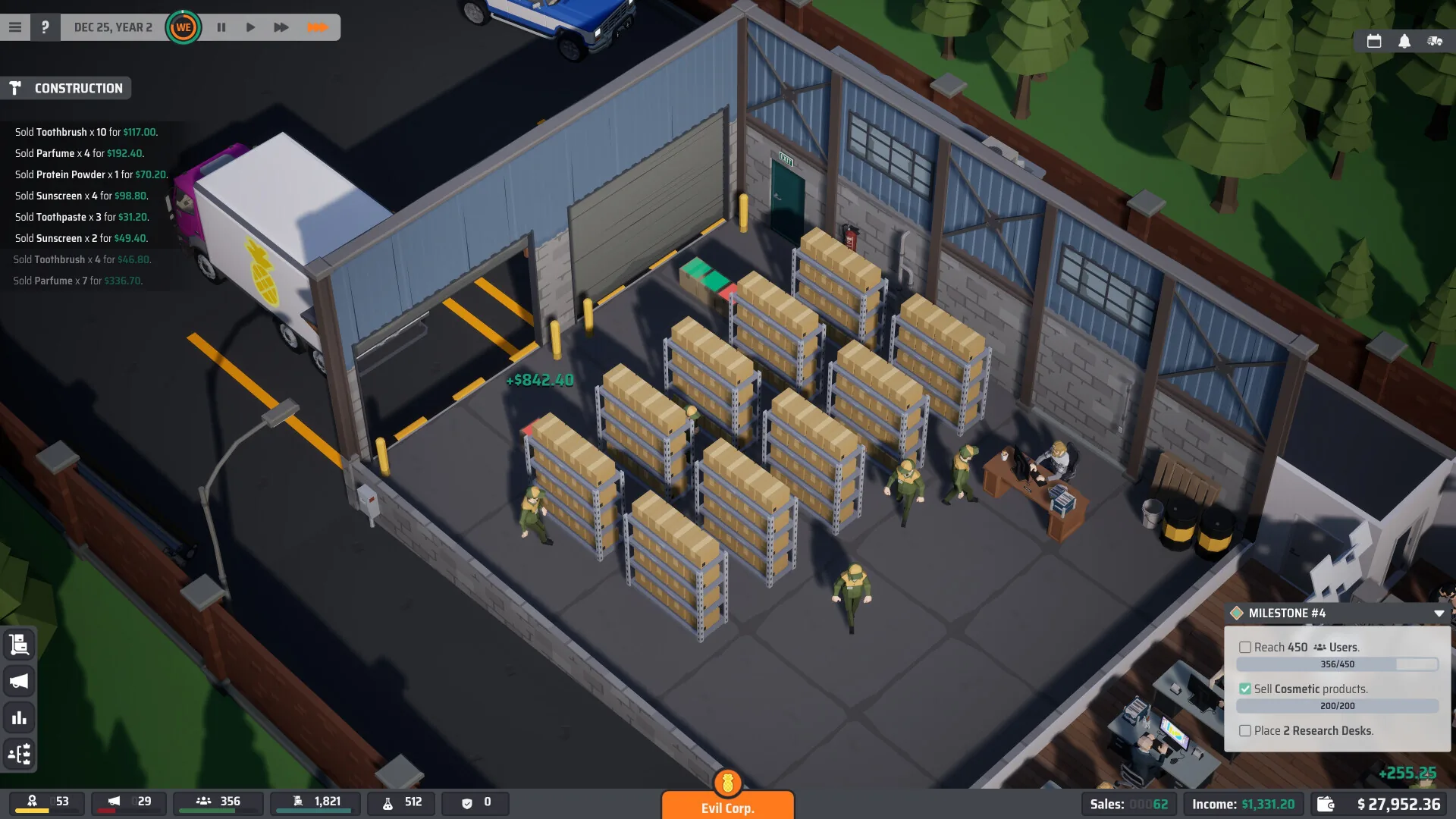 E-Shop Tycoon, a charming 2.5D style but a loop that lacks depth
