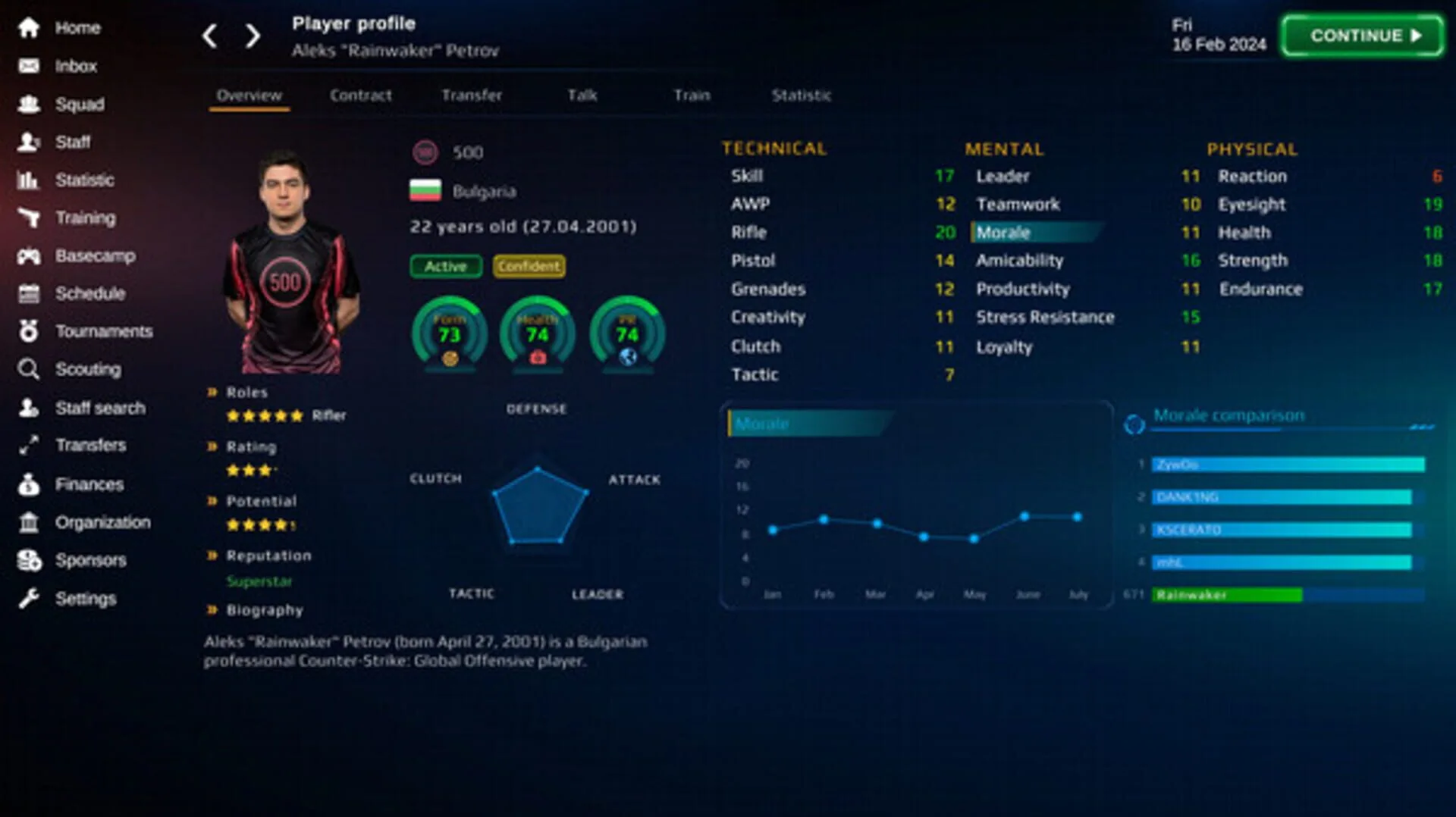 Esports Manager 2026 est le Football Manager de CS2 qu'on avait honte d'attendre, et il est plus profond qu'on l'espérait