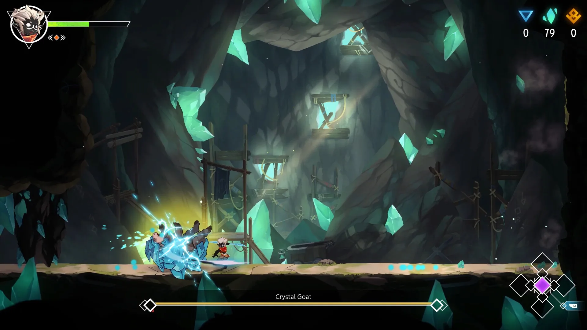 Fallen Tear, un combat contre un boss