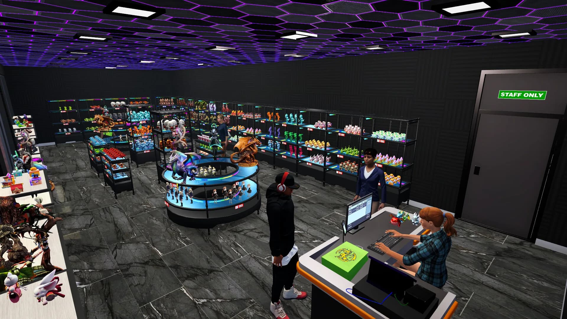 Figure Shop Simulator, l amenagement et l agrandissement du magasin