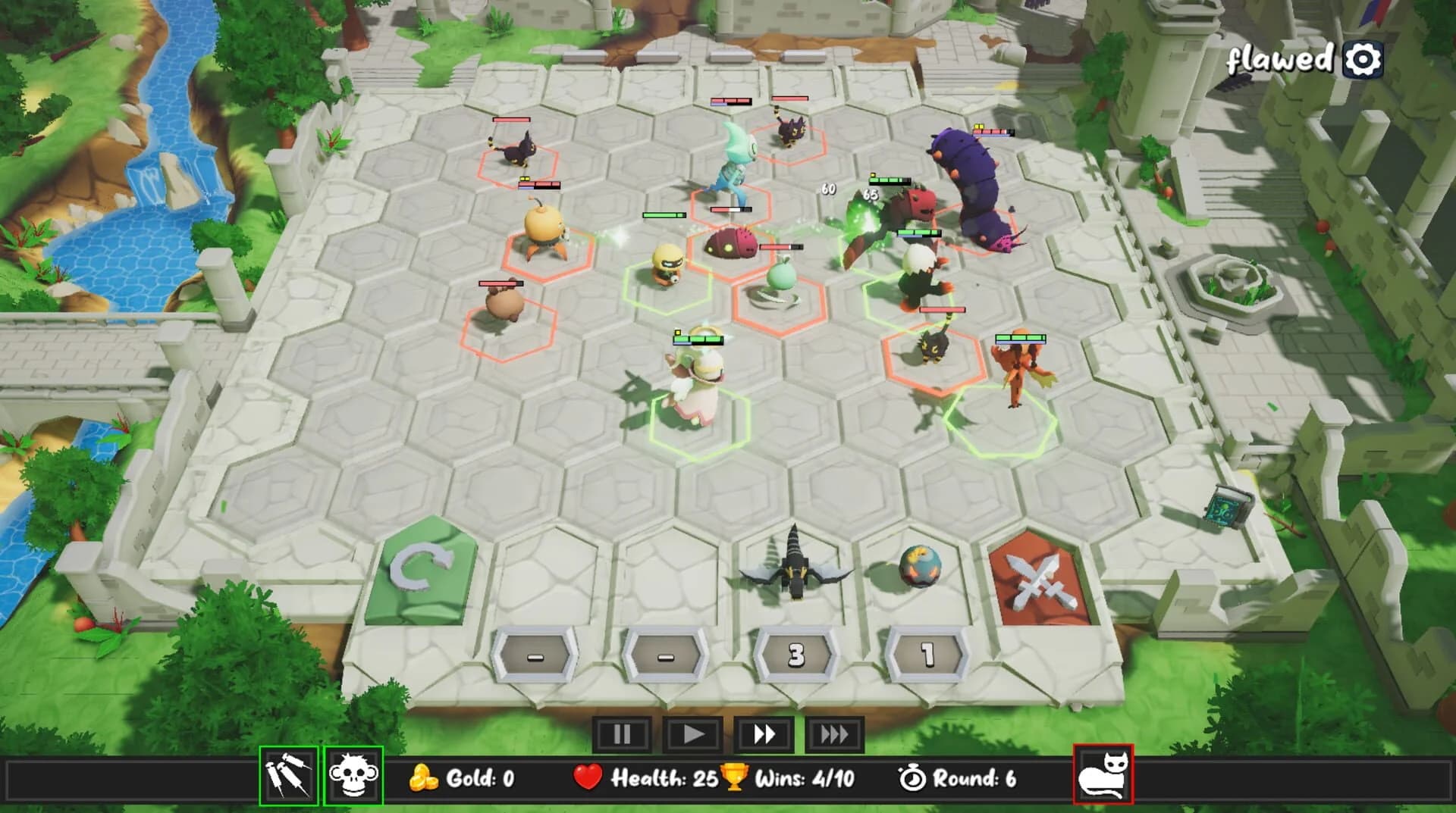 Flawed Tactics, une bataille automatique