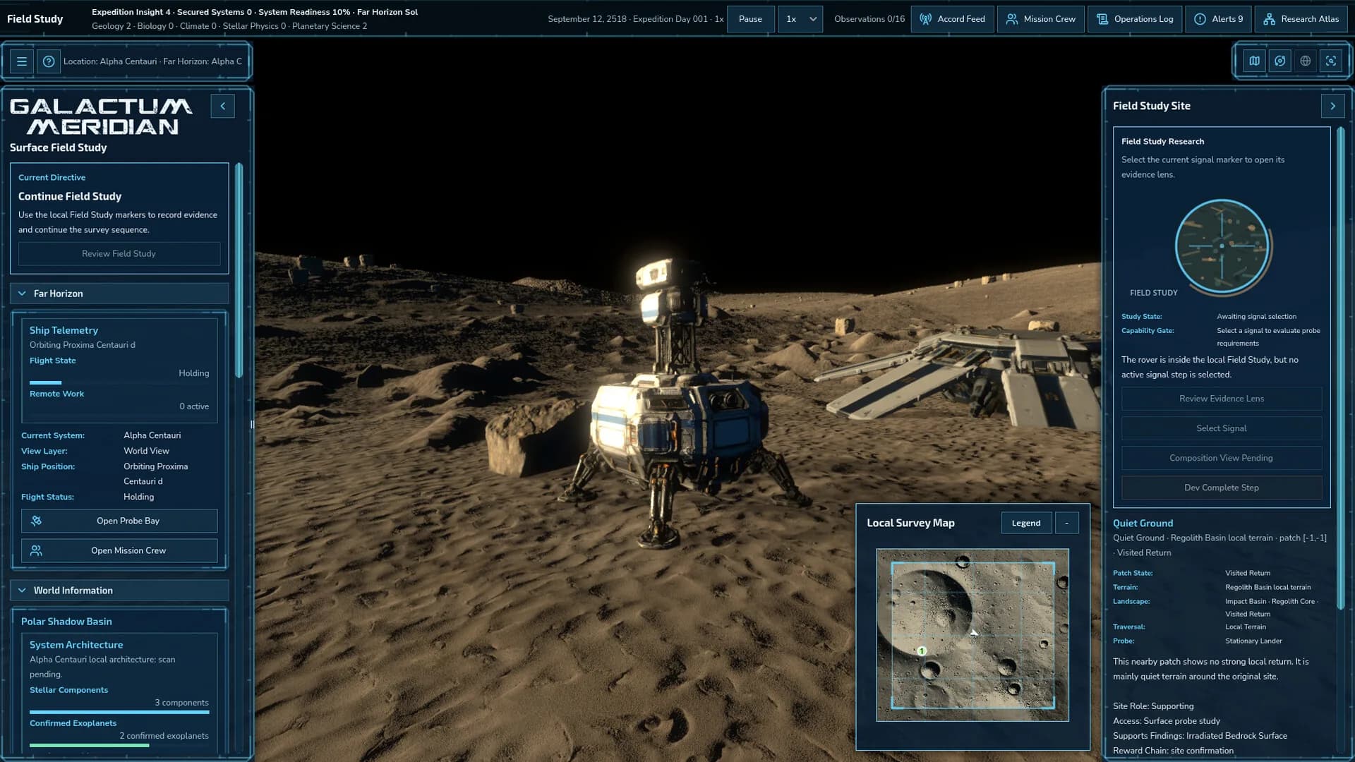 Galactum Meridian, l Atlas de Recherche en 3D