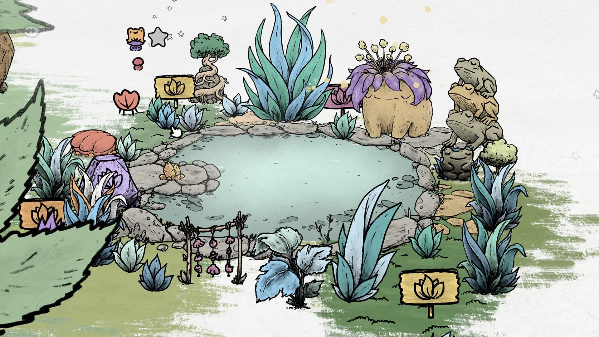 Garden Ink: an empty world, black ink, and 150 combinations to put life back into it
