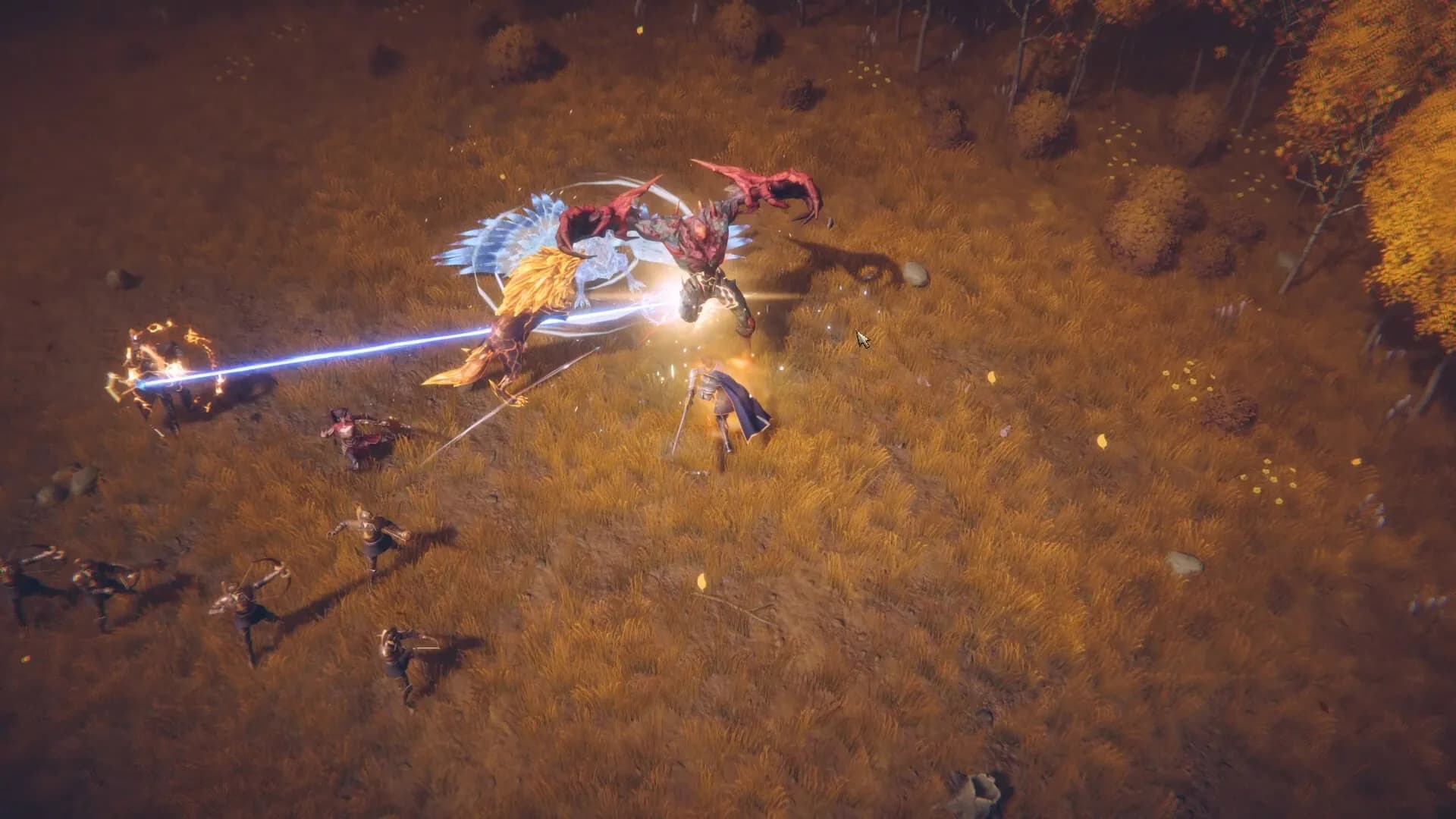 Land of Glarefall, les creatures attirees par le Black Gold