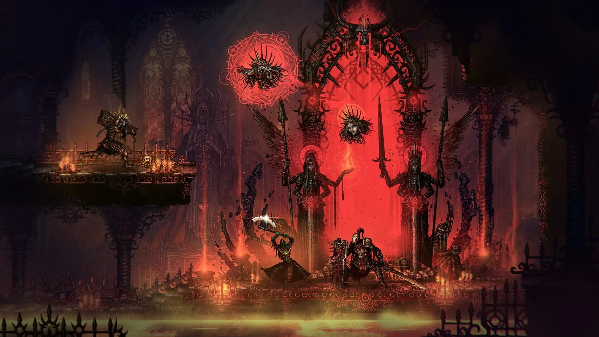 HELLREAPER, enemies