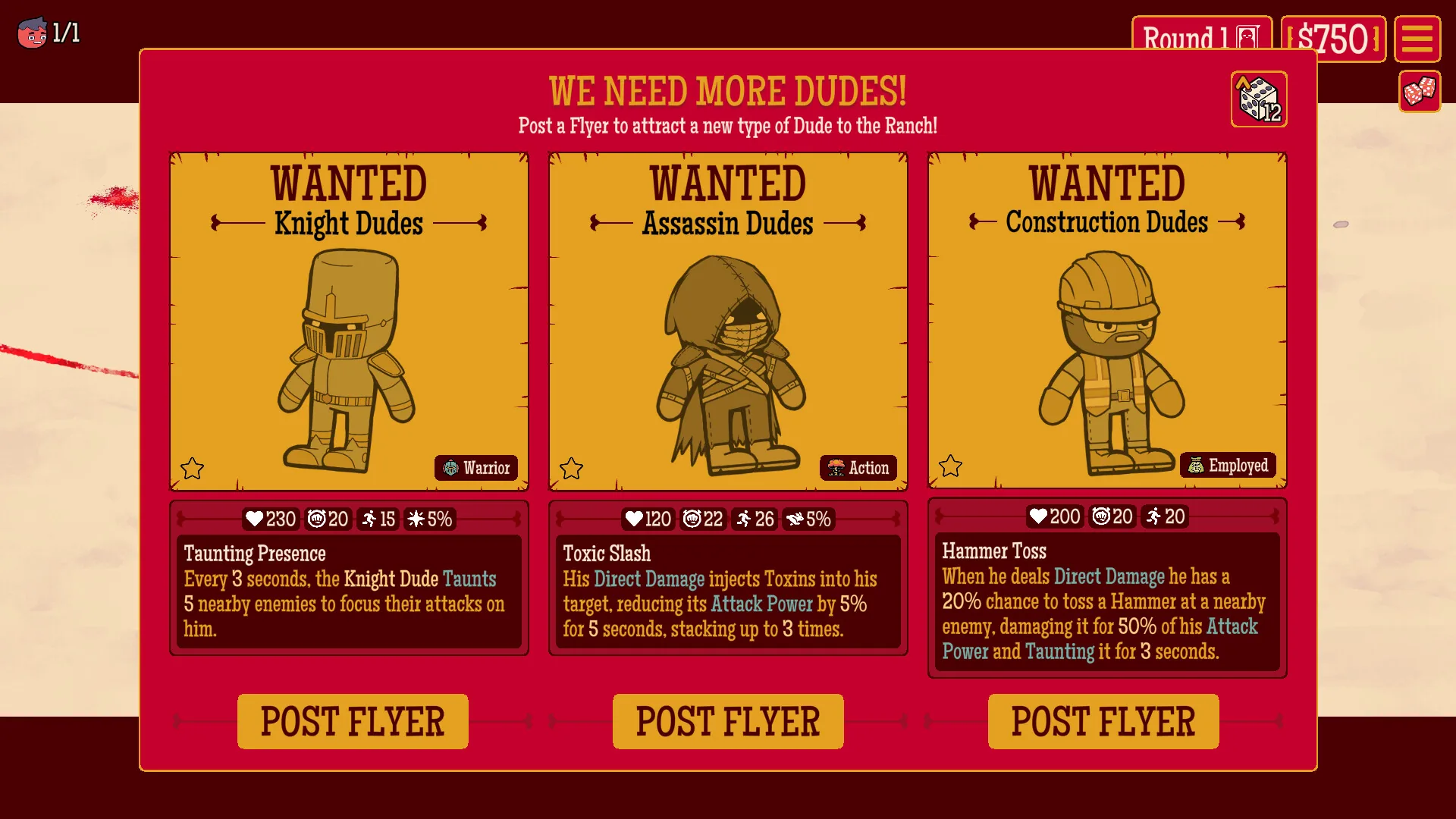 How Many Dudes?, the six families and their synergy logic