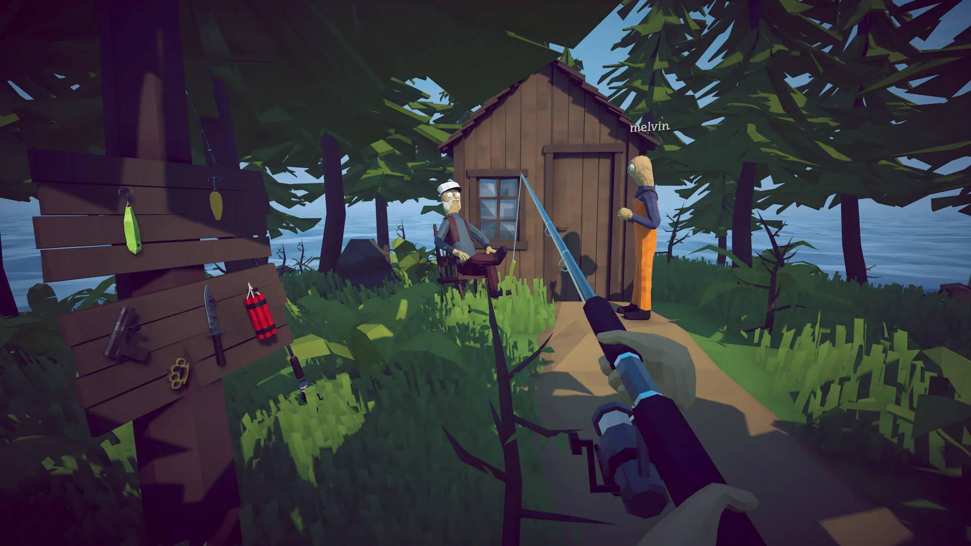How to Fish: a four-player fishing simulator where you kill the fish, sell it and gamble the takings