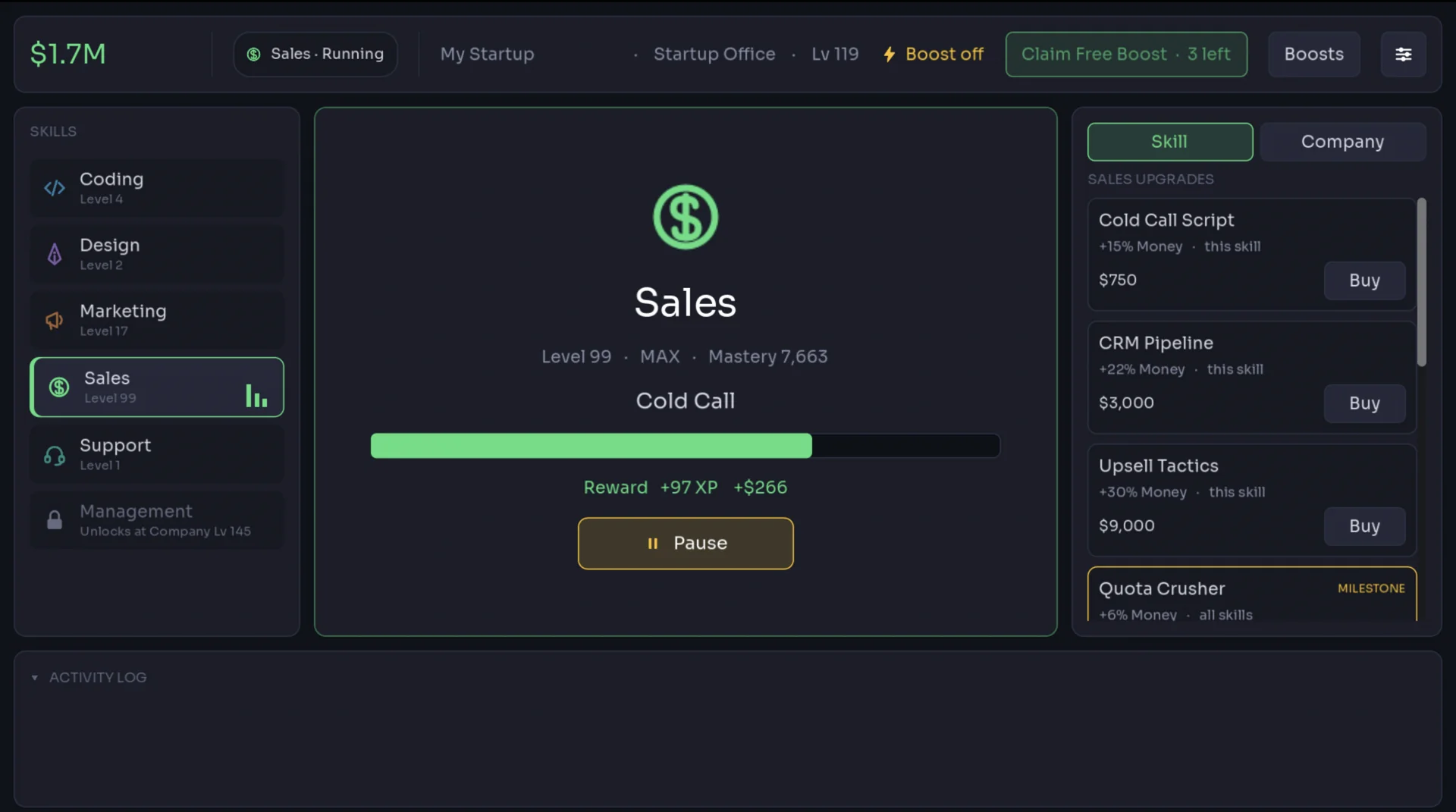Idle Startup vous fait passer du garage à l'empire tech sans jamais vous vider les poches, et ça fait du bien