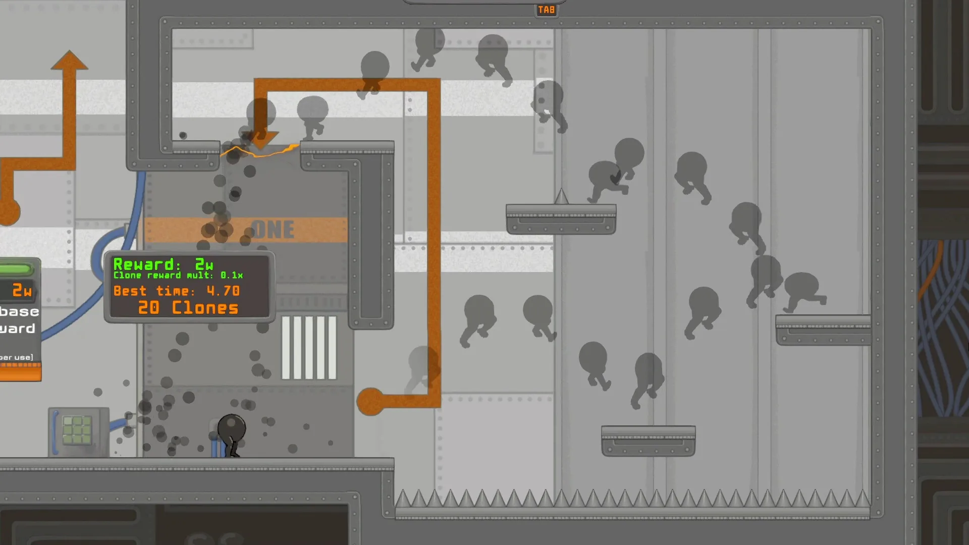 IGTAP: an incremental game that is also a platformer, and the title does not lie