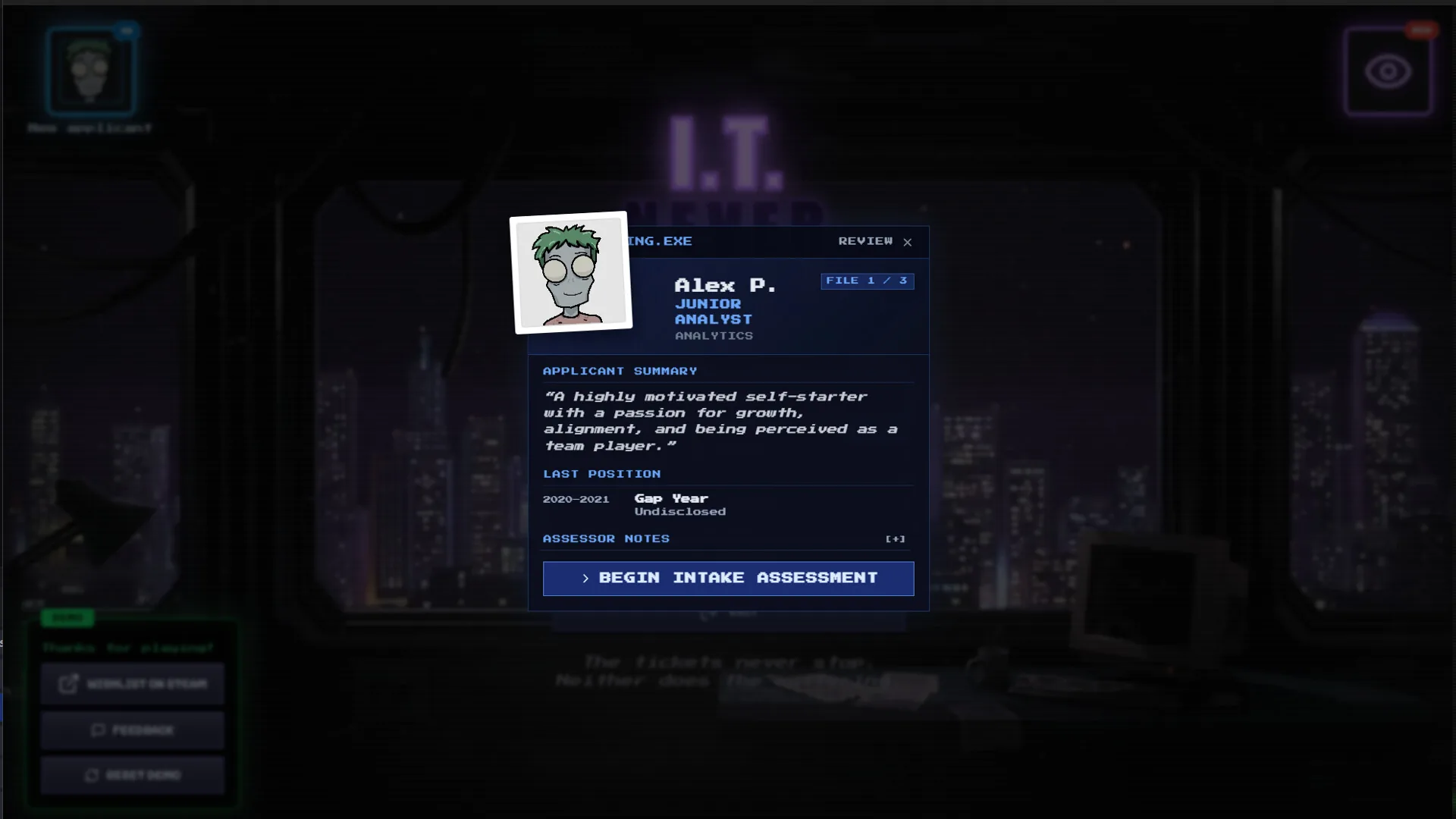 I.T. Never Ends, the minigames and the server room