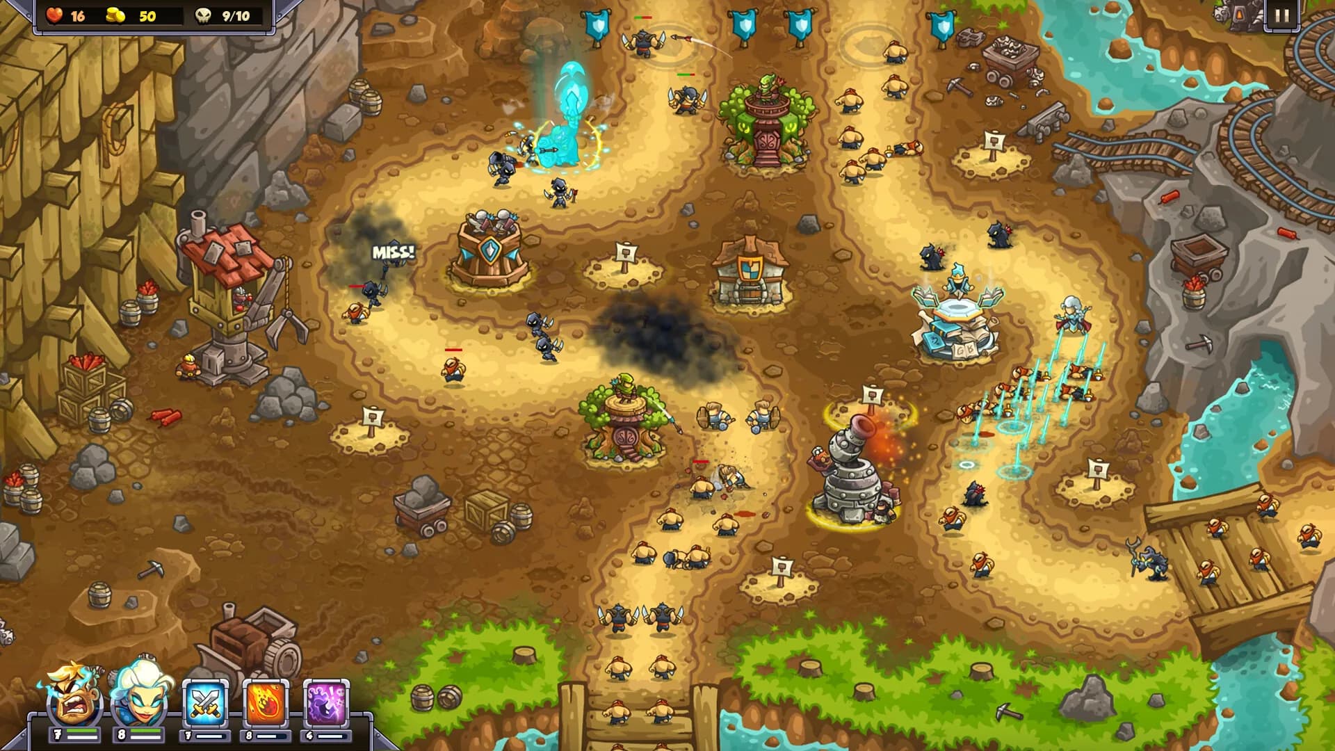 Kingdom Rush 6: Genesis, les ameliorations