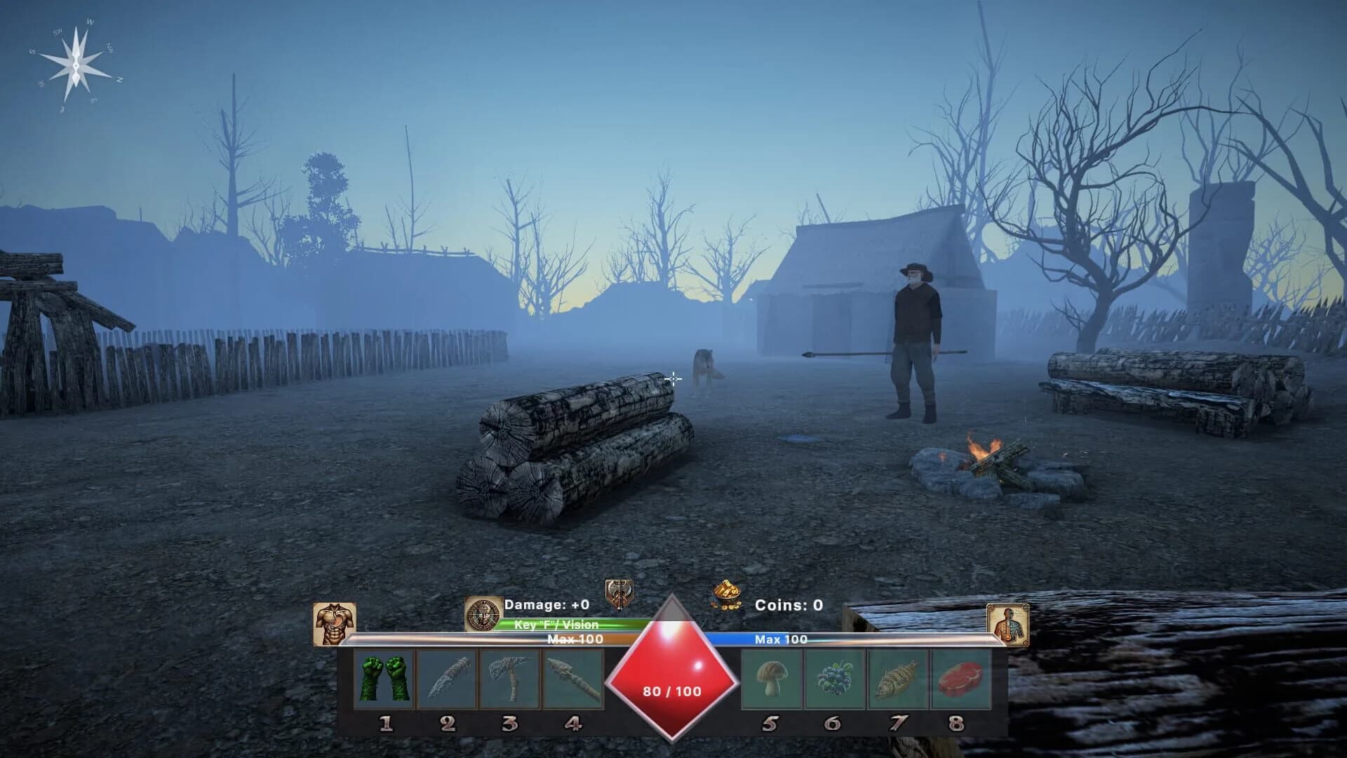 The Last Nordic Tribe, village sous la brume