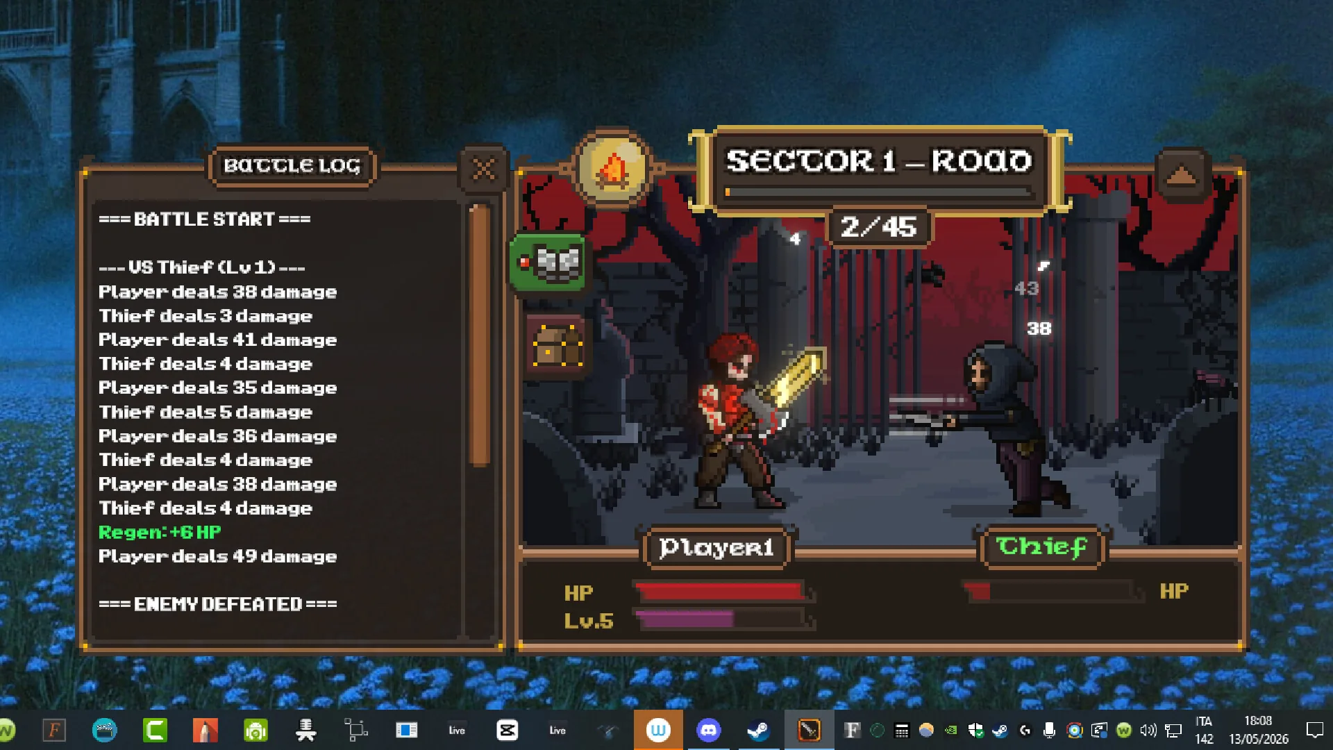 Lootborne : un RPG qui se joue dans une fenêtre à côté de votre travail, et qui vend ses objets sur le marché Steam
