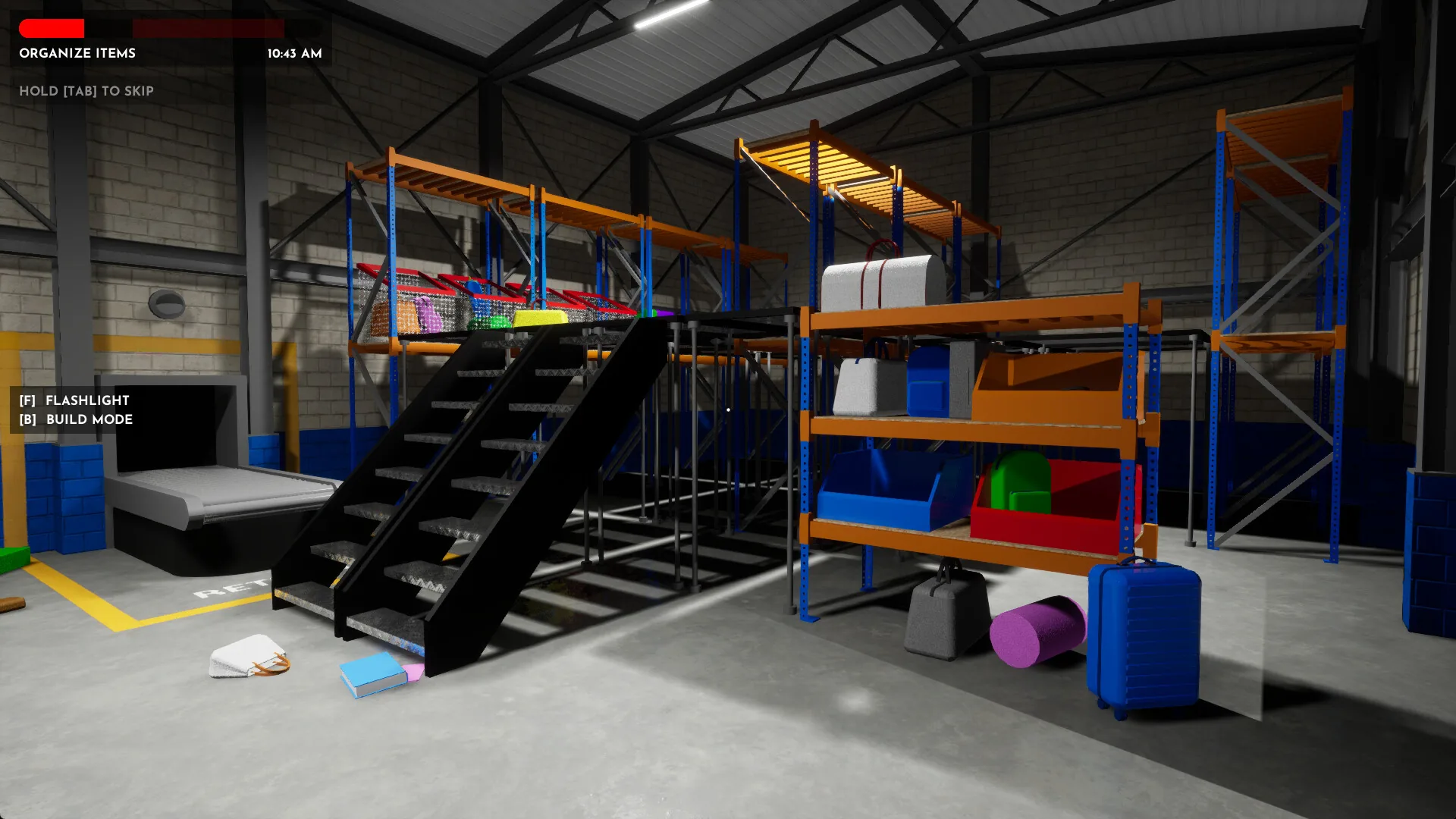 LOST & FOUND, les etageres a organiser