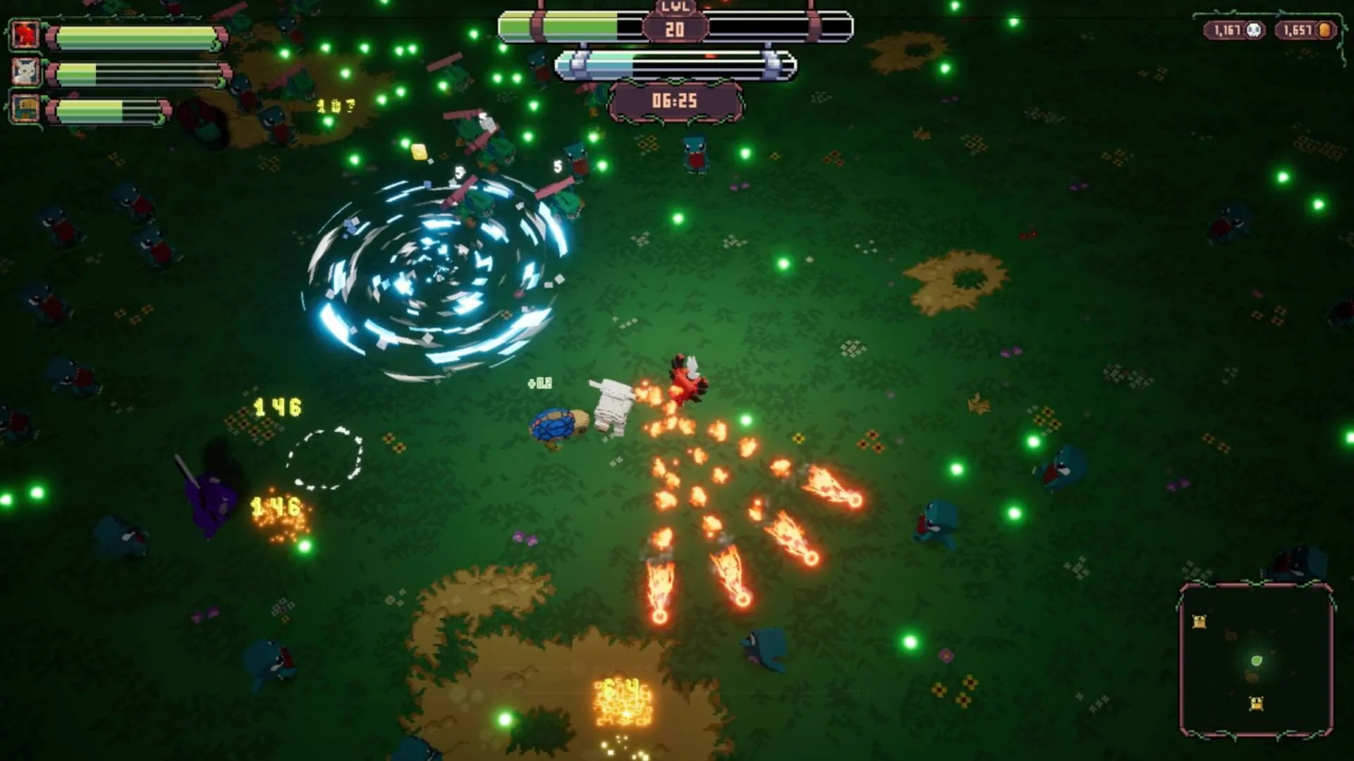 Luminas Parasite Reign fait piloter un trio de héros dans un survivor roguelite voxel, et ses combos changent la donne