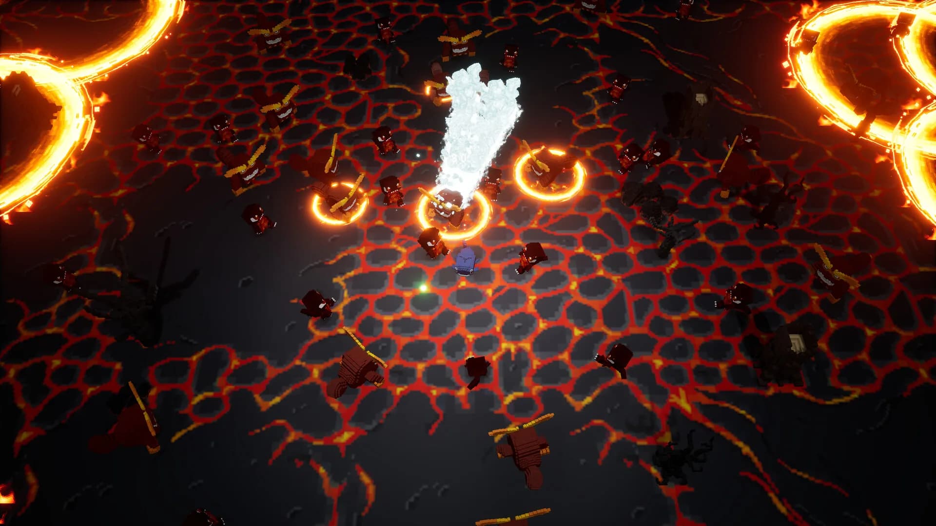 Luminas Parasite Reign, les vagues d'ennemis et les combats de boss dans Solaris Land