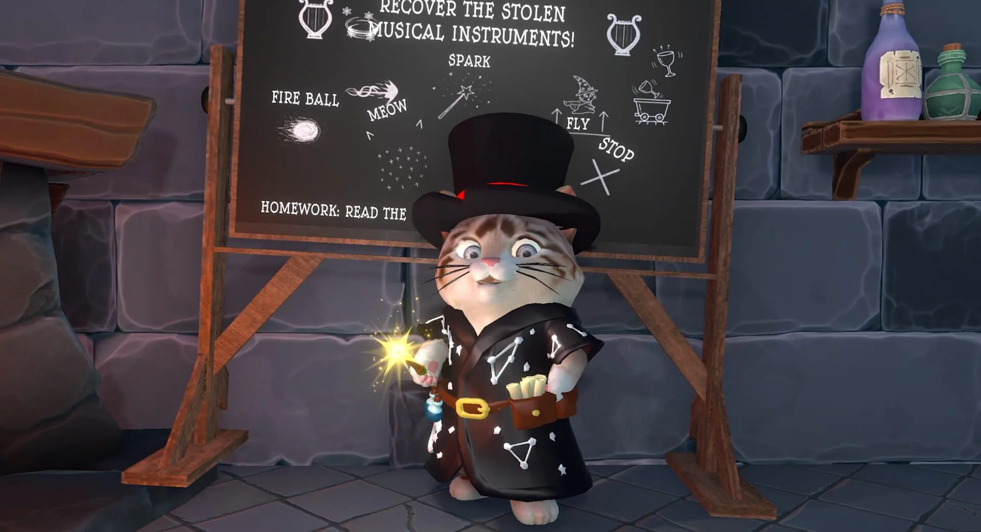 Meowgic vous fait hurler des sorts dans votre micro en chat sorcier, et cette idée débile fonctionne vraiment