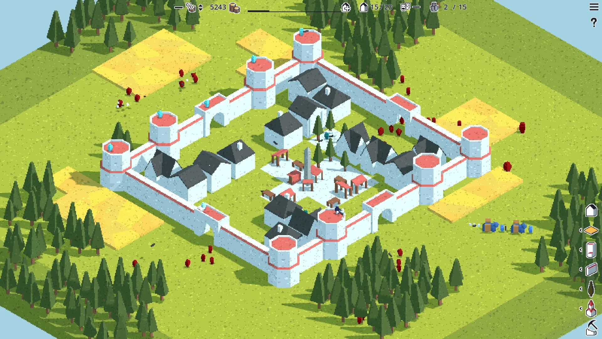 The Merchants Eden, la defense de la ville contre les pillards