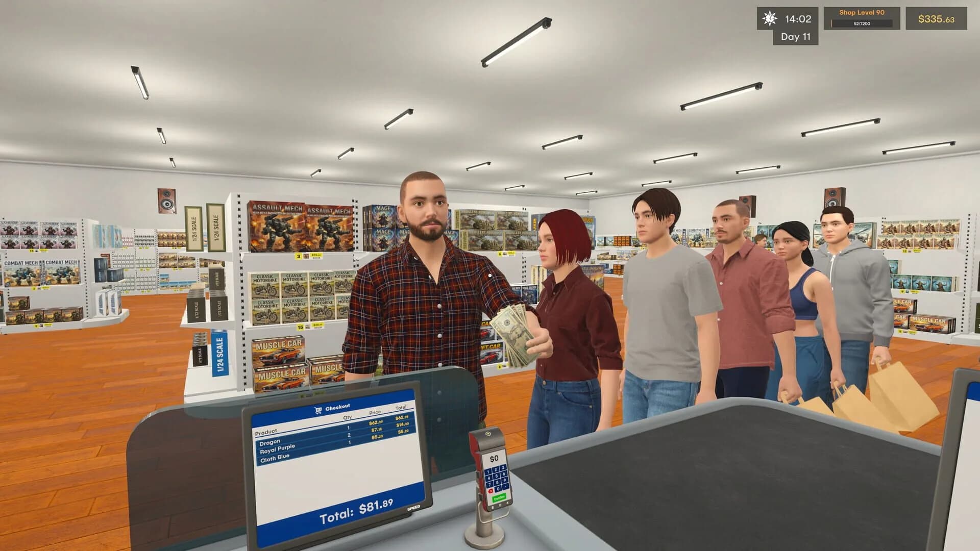 Model Kit Shop Simulator décline encore la formule du TCG Shop Simulator, mais sa table de montage lui donne un vrai supplément d'âme