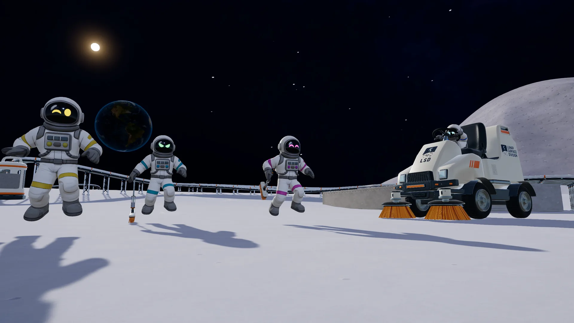 Moon Sweepers, le travail d equipe