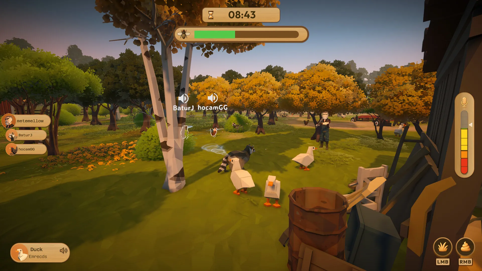 Moo Who, la phase de pression sonore