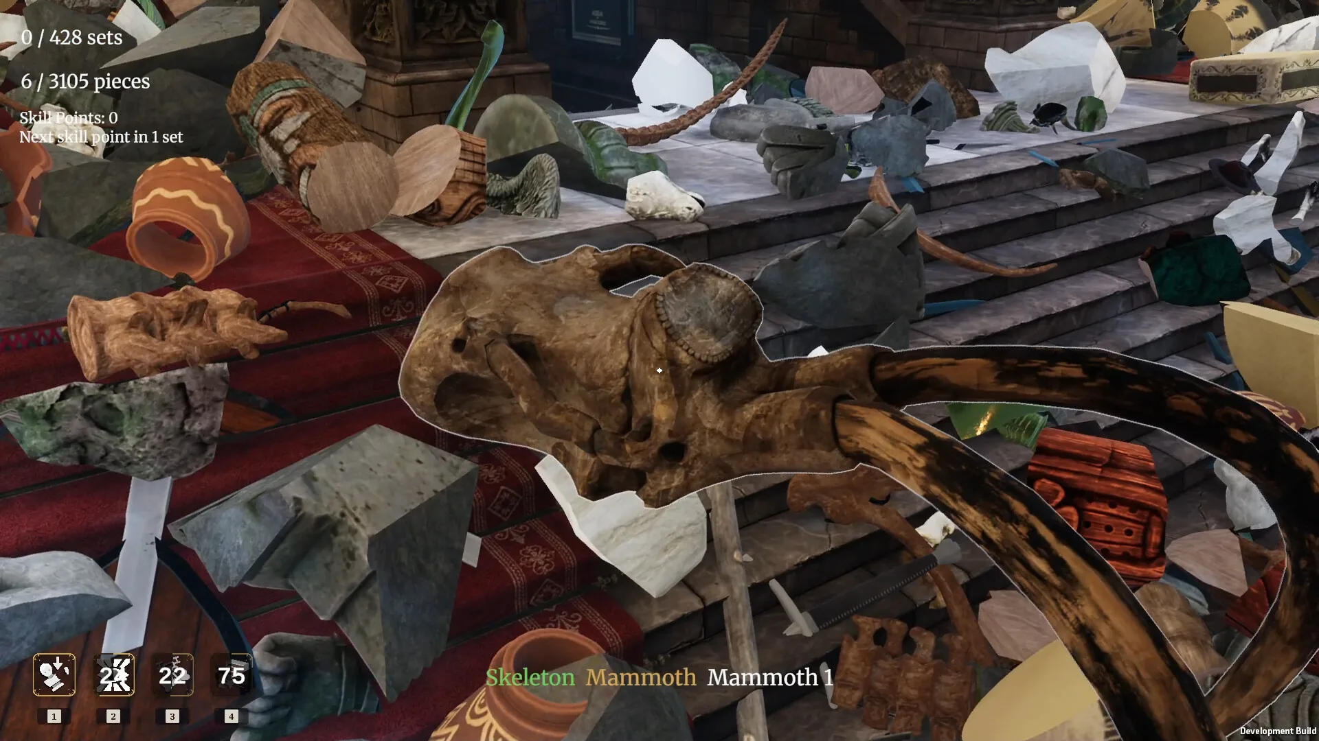 Museologist, le hall central du musee