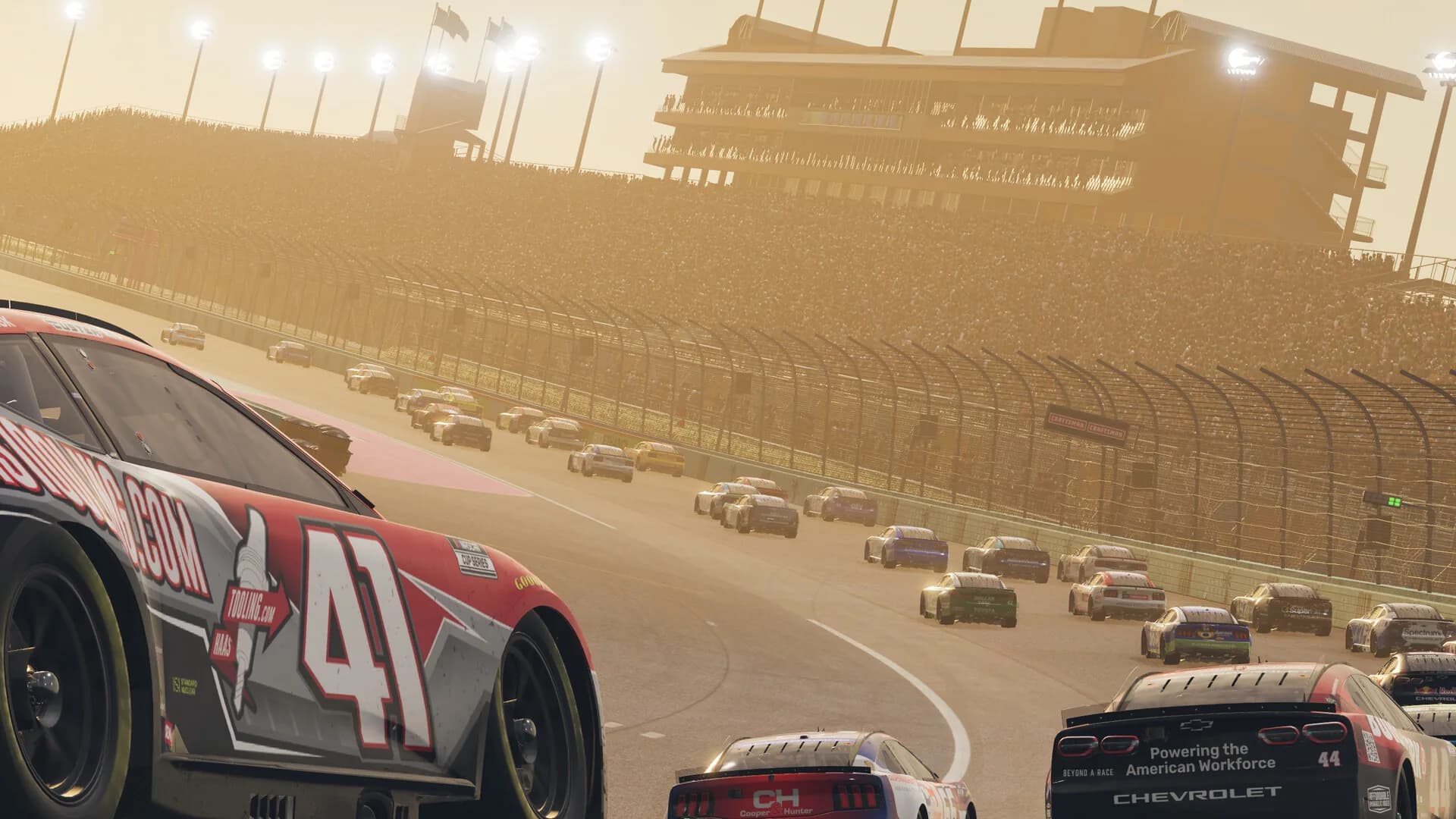 NASCAR 26, le drapeau a damier