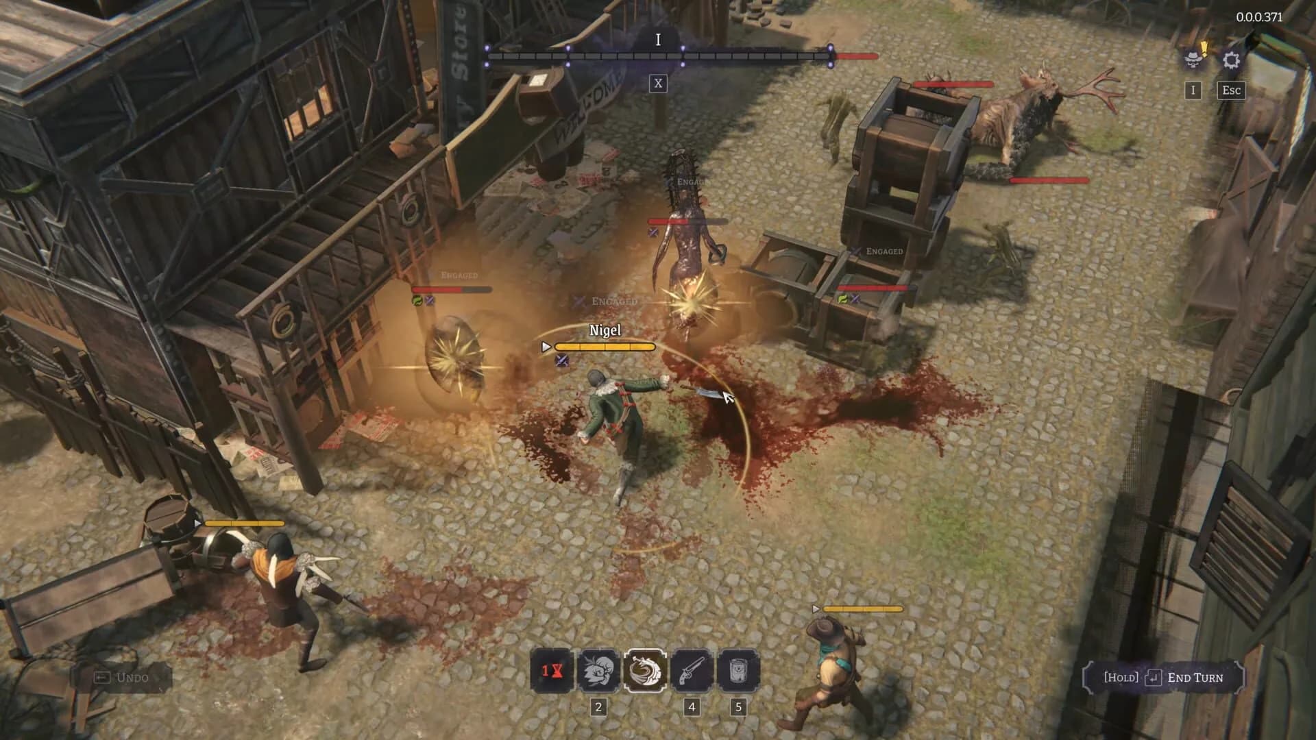 Nightmare Frontier, the turn-based tactical battles in streamlined XCOM style