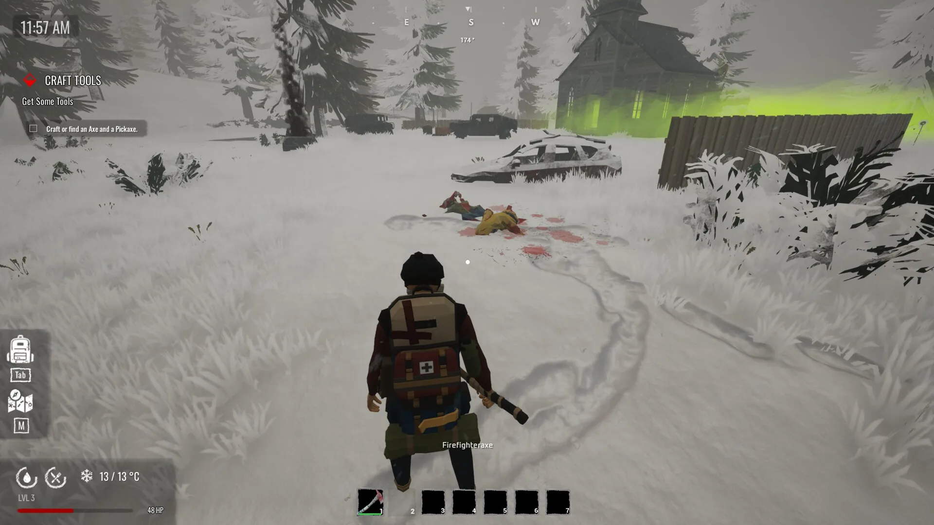 Not Quite Dead, looting and the inventory